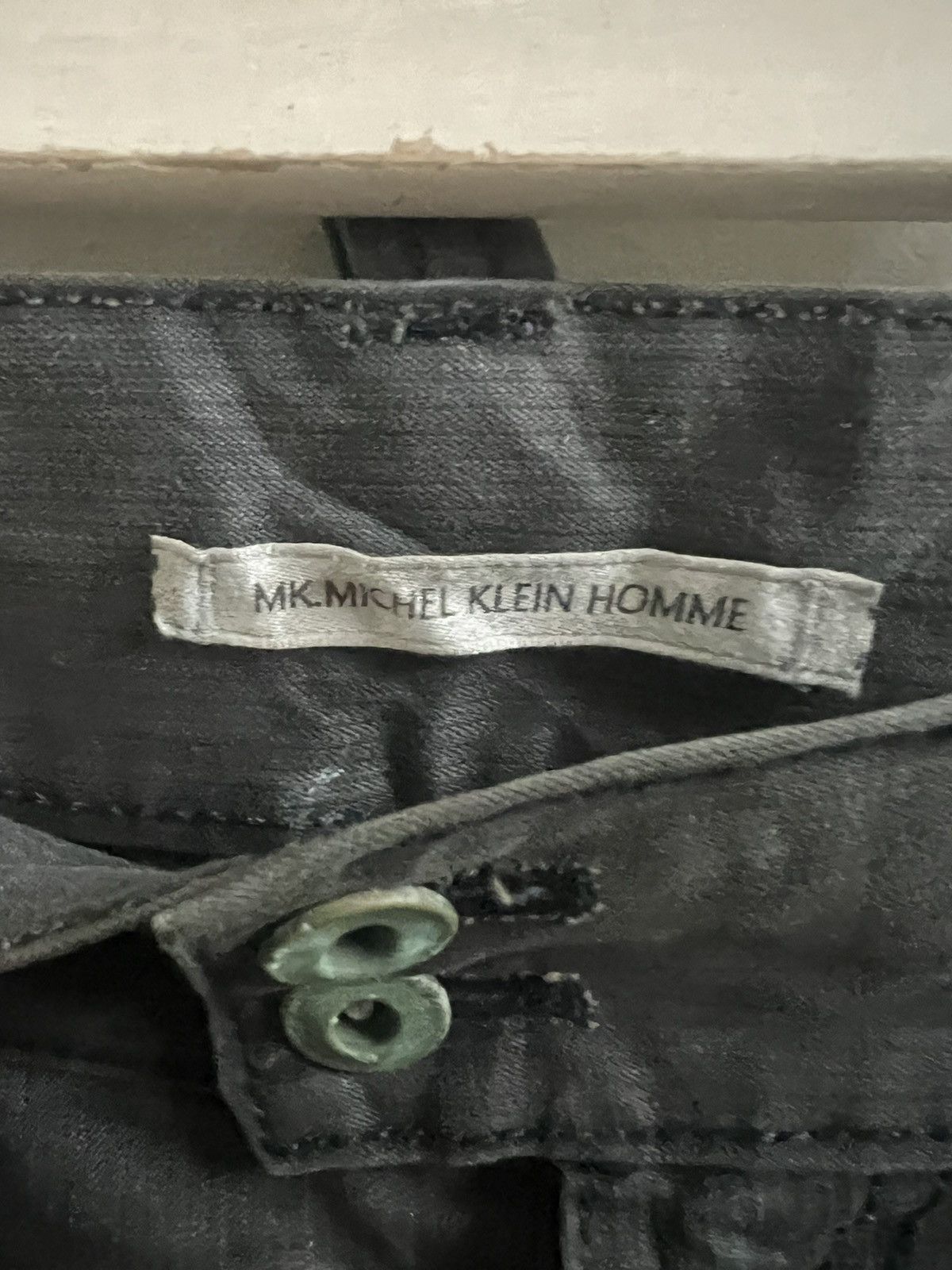 Designer × Japanese Brand BLACK FADED MK MICHEL KLIEN HOMME COTTON PANT Size US 32 / EU 48 - 7 Thumbnail