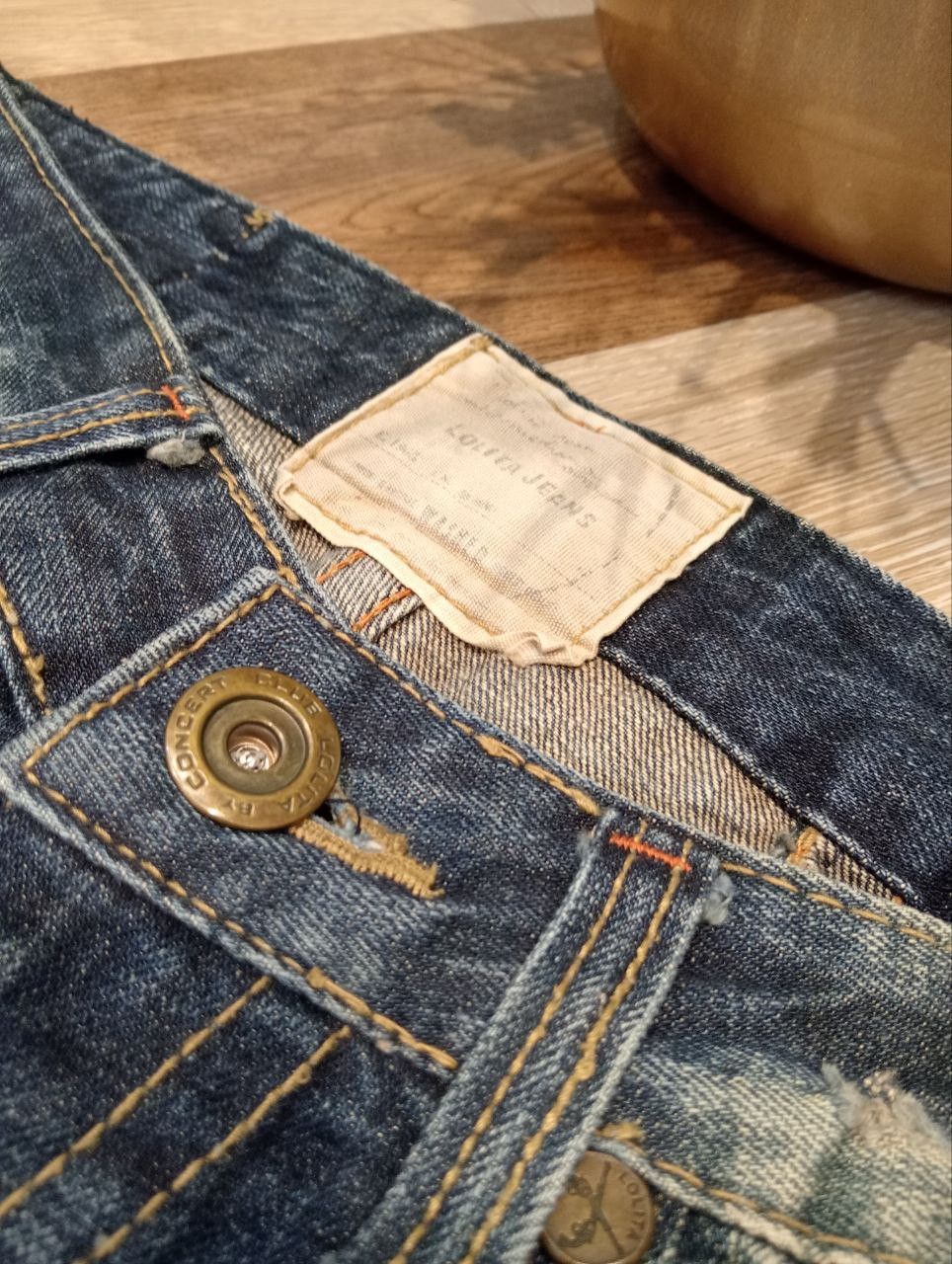 Japanese Brand LOLITA BY CONCERT CLUB WASHED BLUE DENIM JEANS Size US 30 / EU 46 - 6 Thumbnail