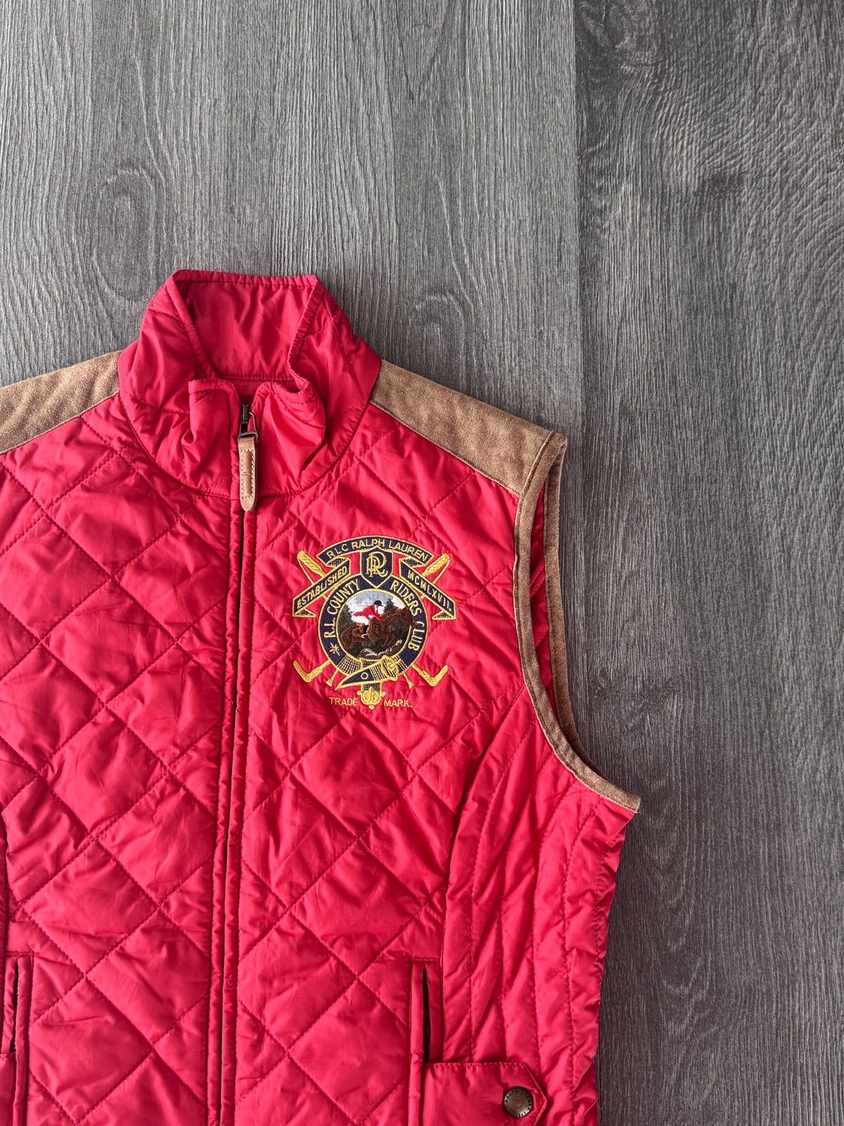 Polo Ralph Lauren Ralph Lauren RL County Riders & Jockey Club Red Vest Size M / US 6-8 / IT 42-44 - 3 Thumbnail
