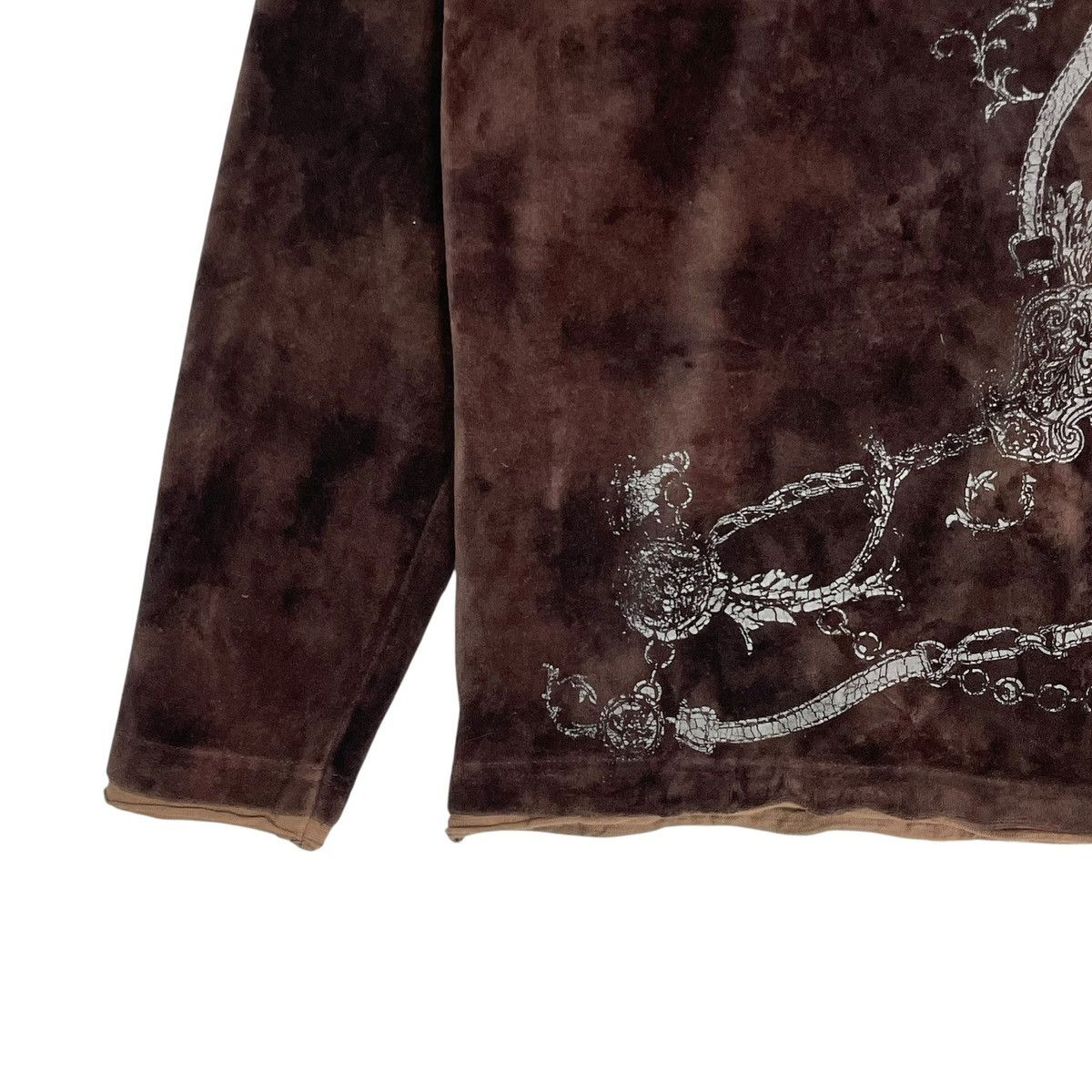 If Six Was Nine Vintage Velvet Rock Tee: Japanese Brand Punk Streetwear Size S / US 4 / IT 40 - 2 Thumbnail