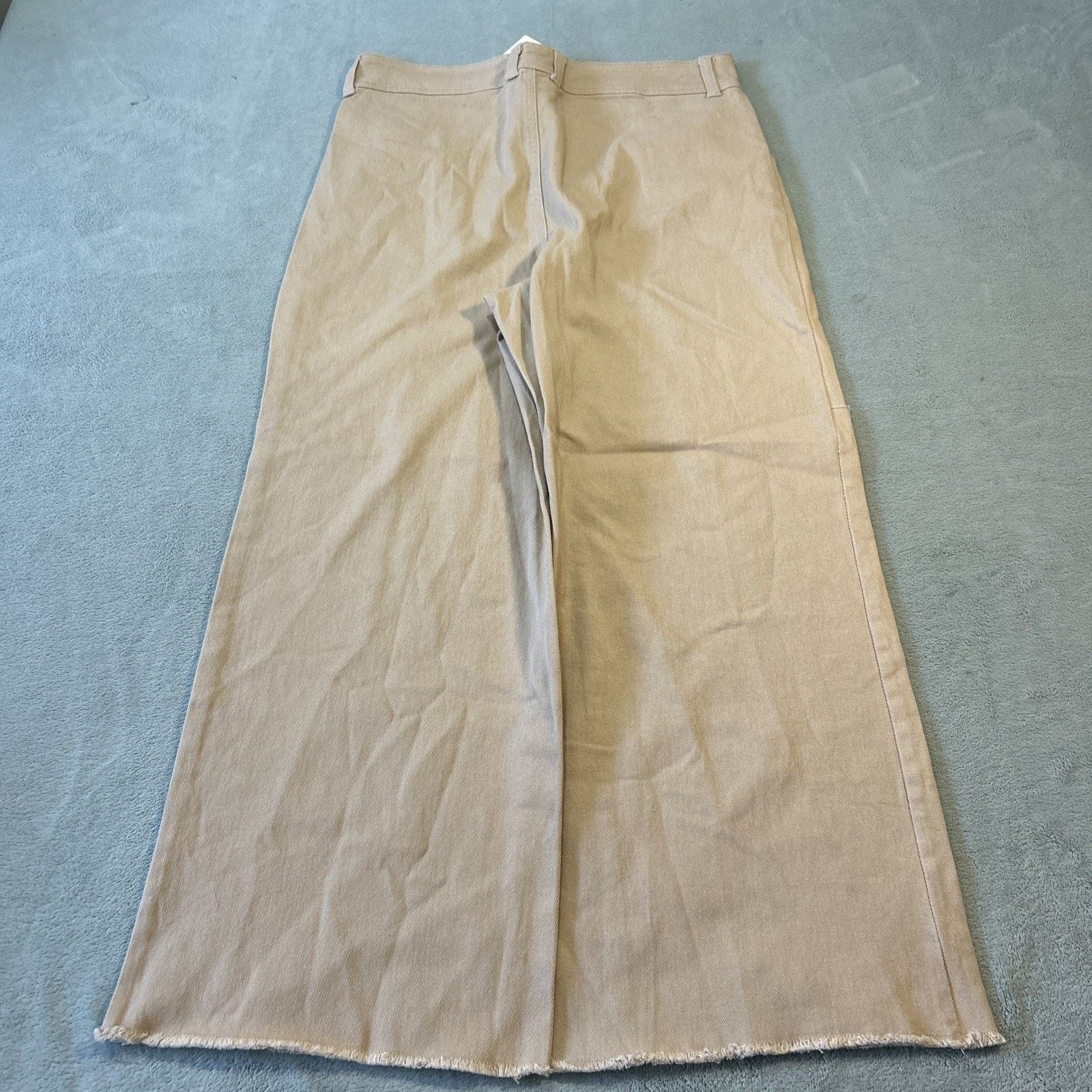 Forever 21 Deadstock Beyond Baggy Jeans Womens 29 32x25 Wide Raw Hems Size 32" / US 10 / IT 46 - 2 Thumbnail