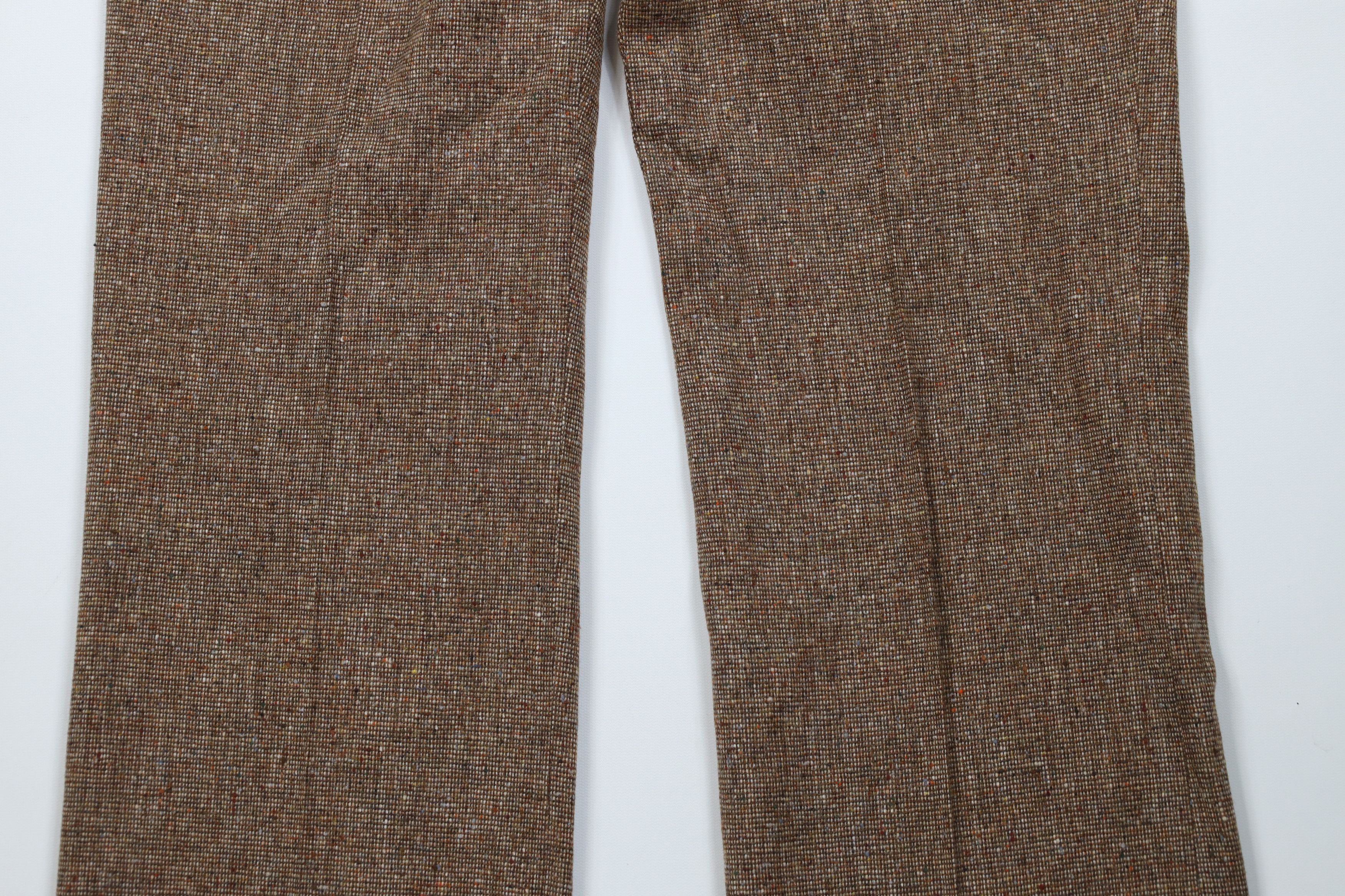 Vintage Vintage 60s 70s Streetwear Wool Tweed Bell Bottoms Pants US Size US 36 / EU 52 - 3 Thumbnail