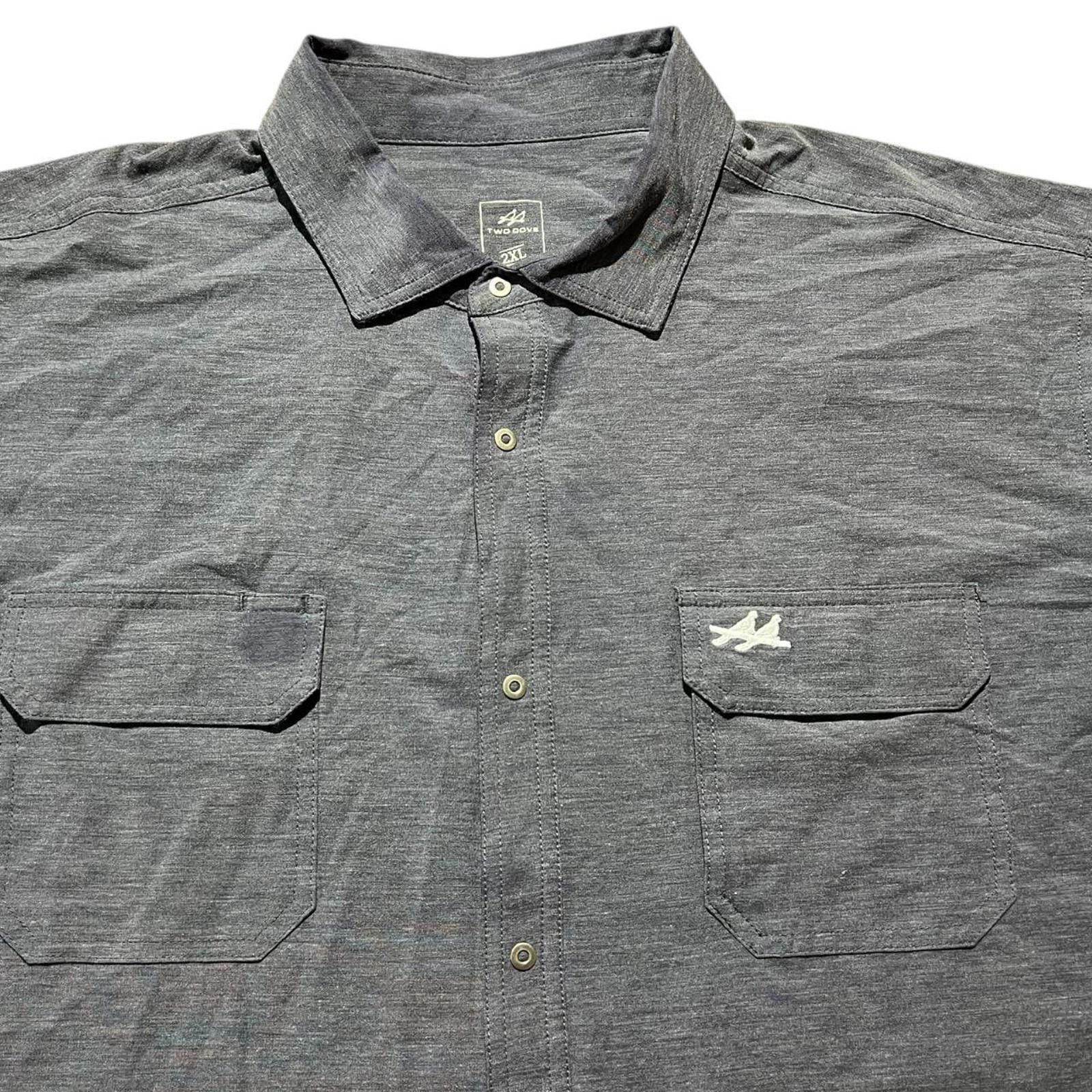 Designer Two Dove Rio Ultimate Outdoor Blend Short Sleeve Shirt Size US XXL / EU 58 / 5 - 4 Thumbnail