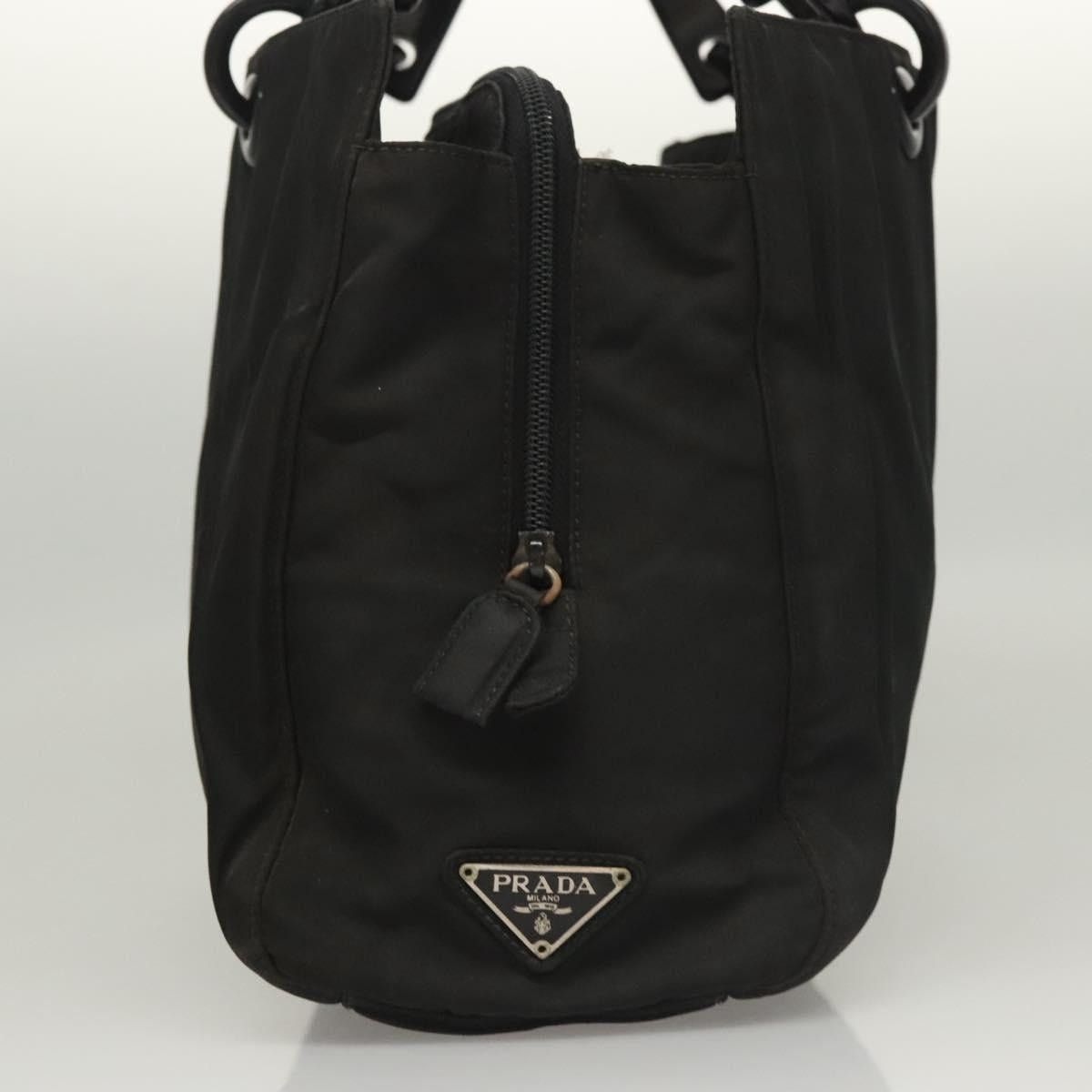 Prada PRADA Hand Bag Nylon Black Silver Size ONE SIZE - 5 Thumbnail