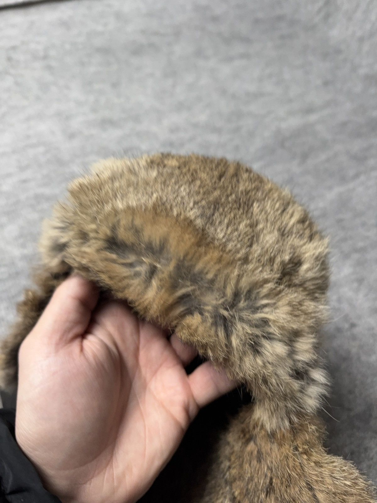 Japanese Brand 90s Vintage Aviator Leather Trapper Hat Real Fur Ushanka S Size ONE SIZE - 8 Thumbnail