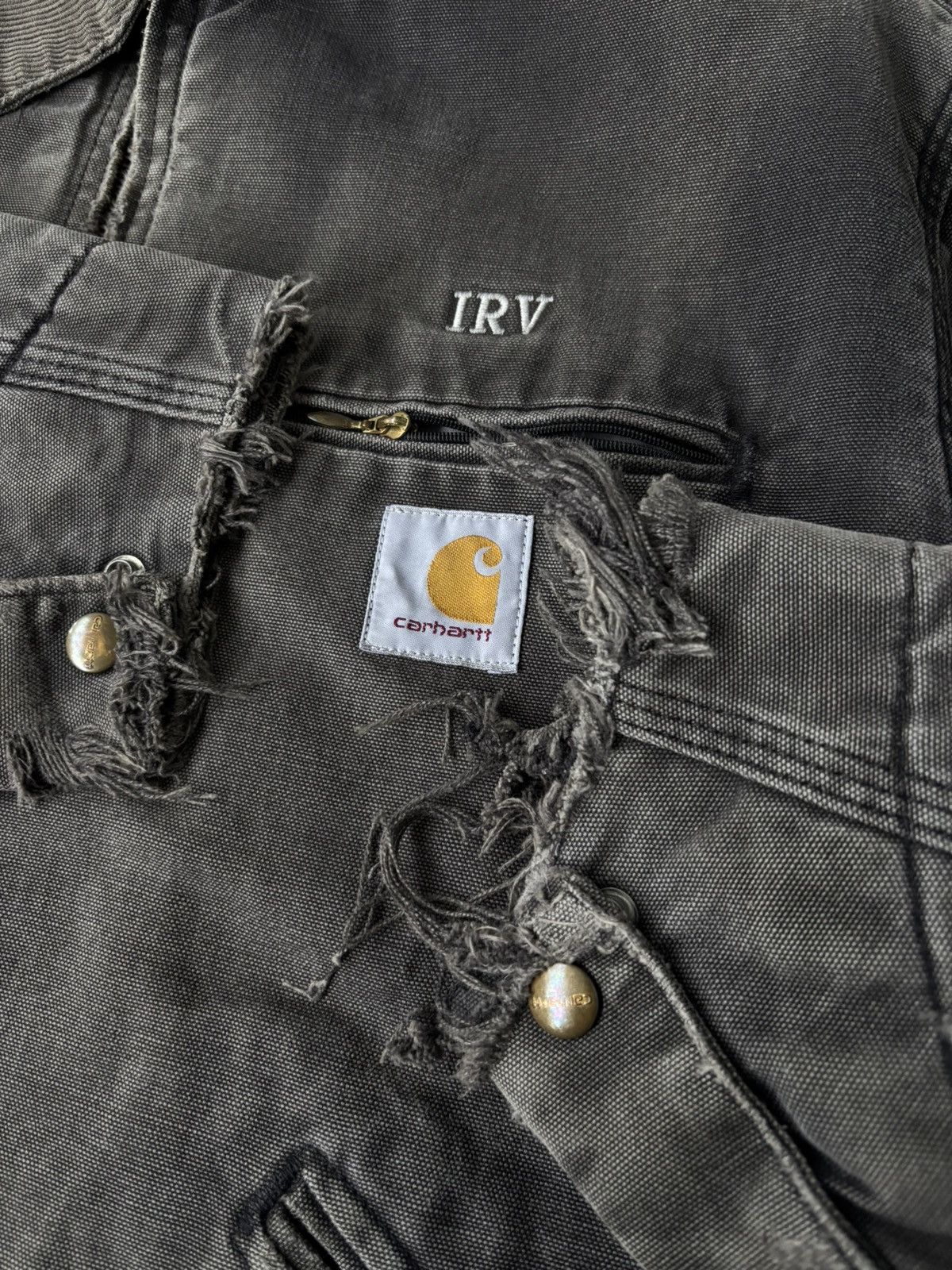 Carhartt vintage 90's carhartt detroid JB105 size M faded distrssed Size US M / EU 48-50 / 2 - 4 Thumbnail