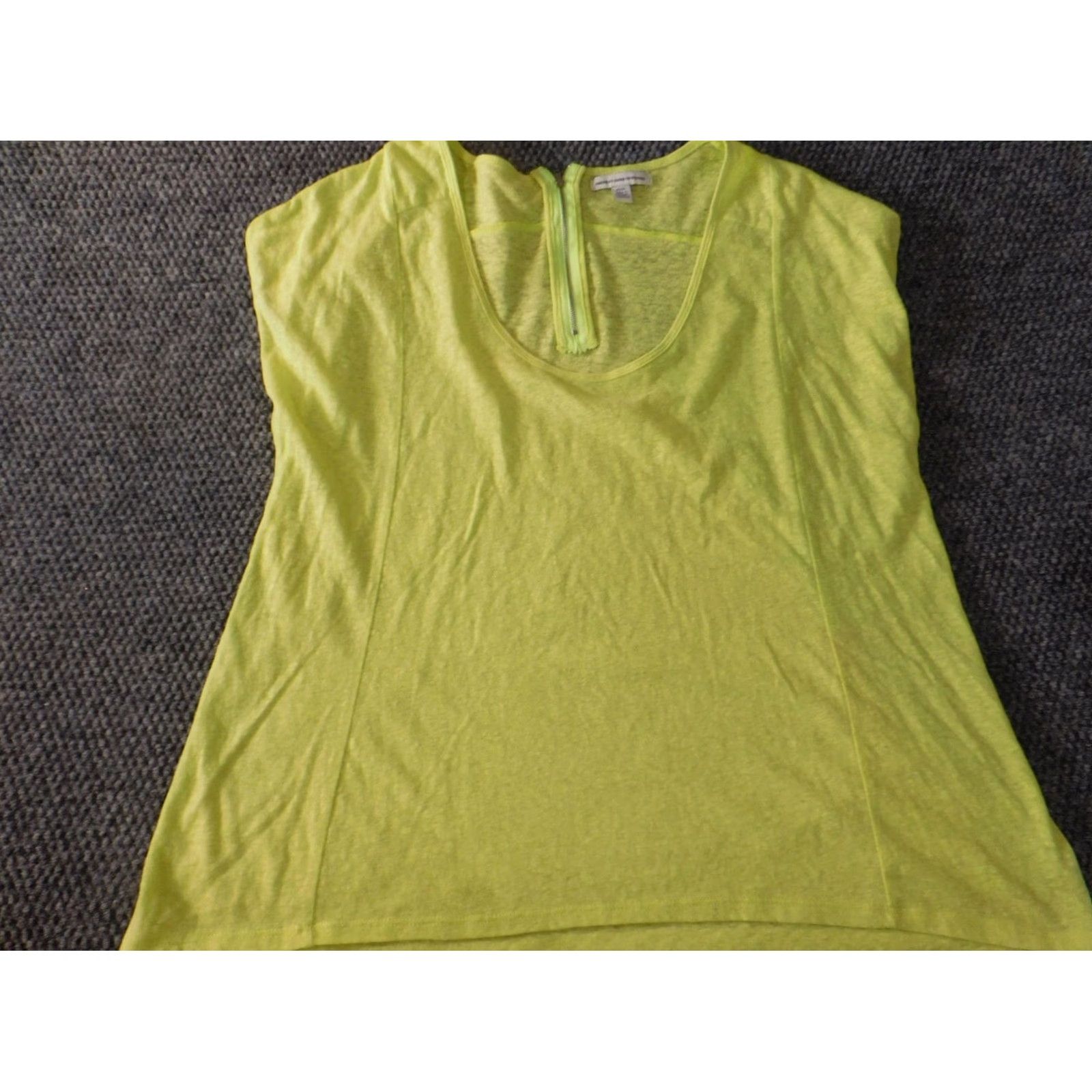 American Eagle Outfitters American Eagle Outfitters Blouse Womens M Green Crew Neck Pullover Casual Stretch Top Size M / US 6-8 / IT 42-44 - 3 Thumbnail