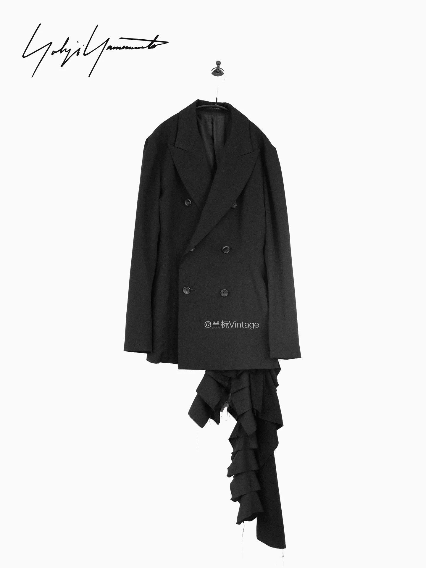 Yohji Yamamoto Yohji Yamamoto 20AW Vintage Drape-Back Suit 1 Size S / US 4 / IT 40 - 2 Thumbnail