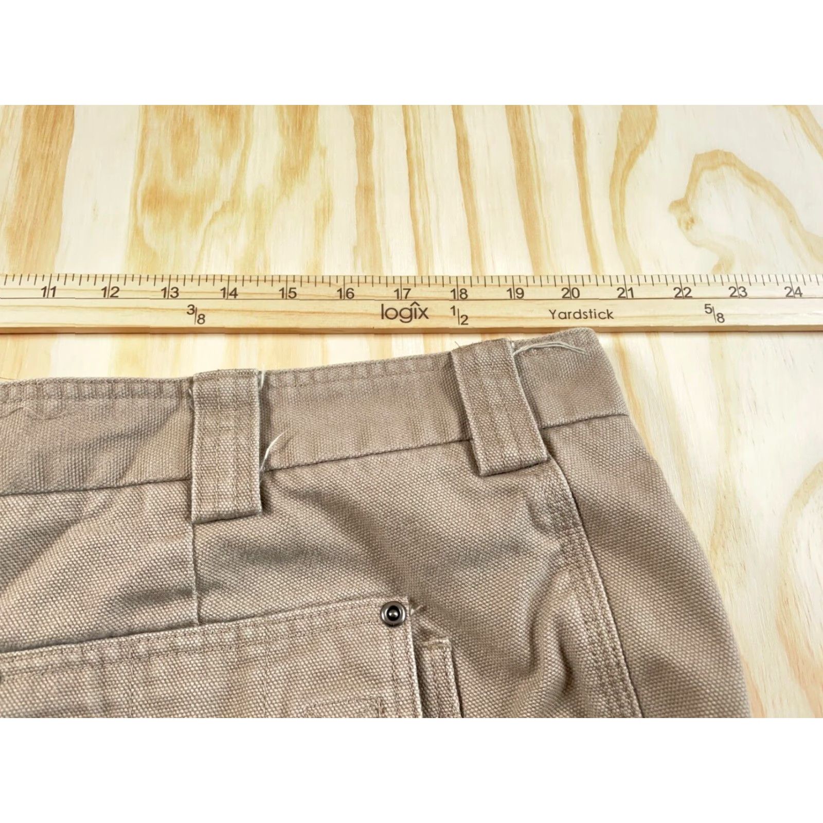 Vintage DULUTH Relaxed Fit Cargo Pants Men's 42 x 30 Beige Canvas Workwear Outdoor Size US 42 / EU 58 - 5 Thumbnail