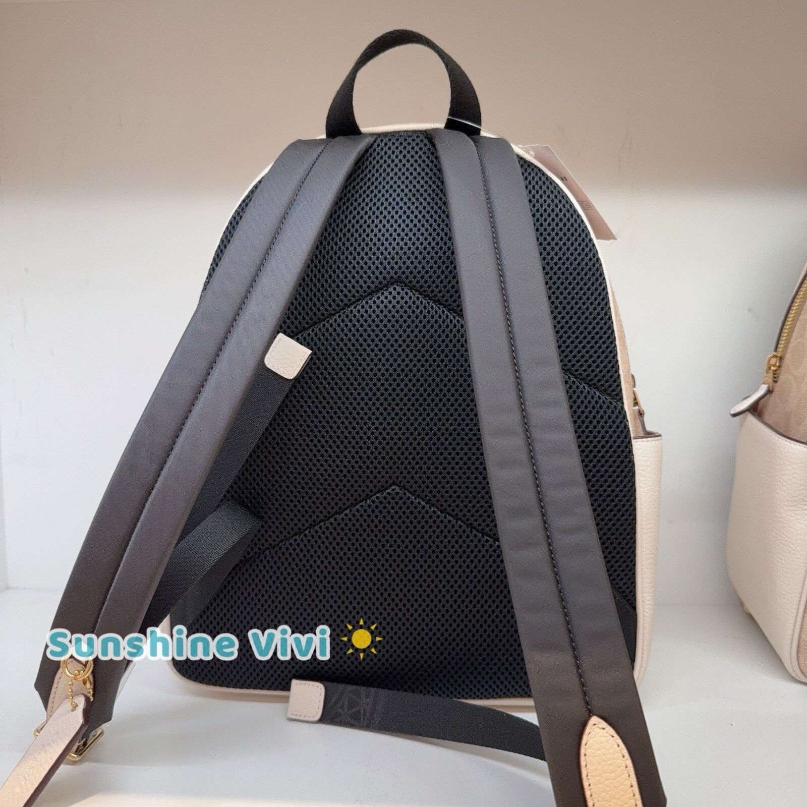 Coach NWT Coach Court Backpack CZ176 Gold/Sand/Chalk Size ONE SIZE - 8 Thumbnail