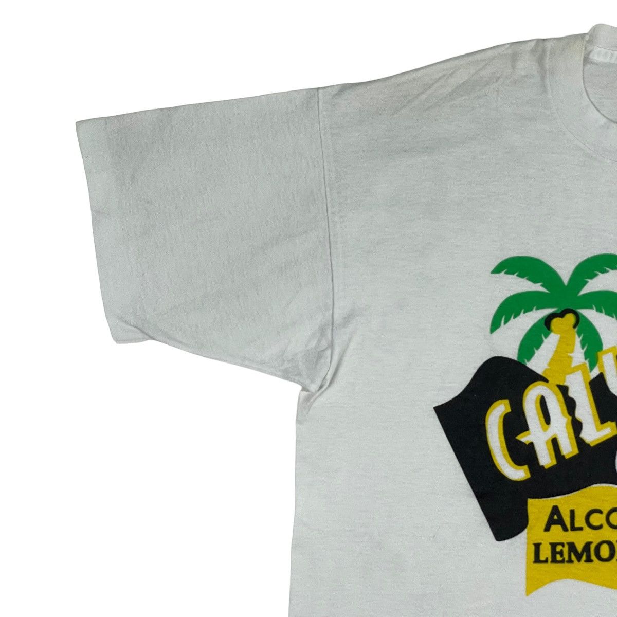 Fruit Of The Loom Vintage Calypso Quencher Alcohol Lemon Tee Size US XL / EU 56 / 4 - 2 Thumbnail