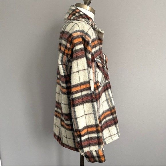 Vintage Vintage Plaid Wool Bell Shirt Light Jacket / Shacket Size M / US 6-8 / IT 42-44 - 6 Thumbnail