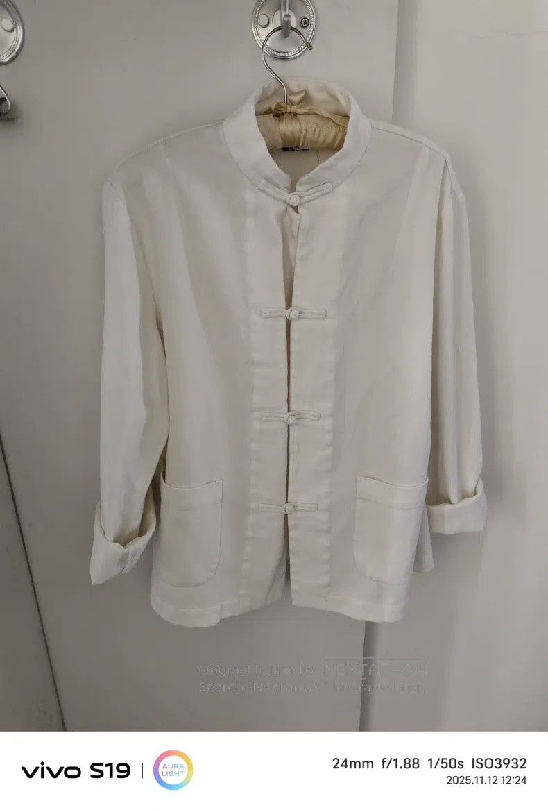 Comme Des Garcons Chinese Collar Closure Top