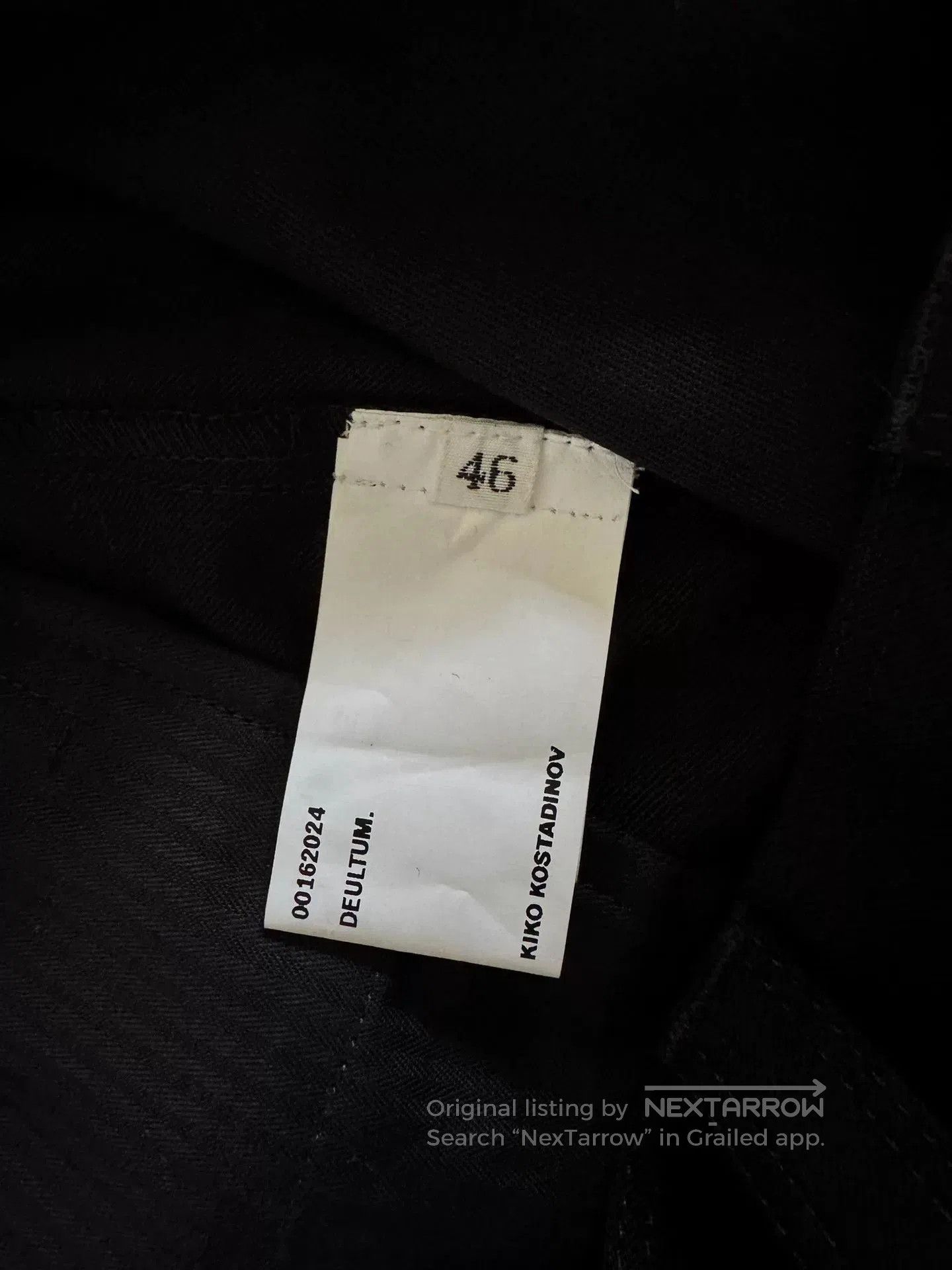 Kiko Kostadinov Kiko Kostadinov Black Casual Pants. Size US 32 / EU 48 - 6 Thumbnail