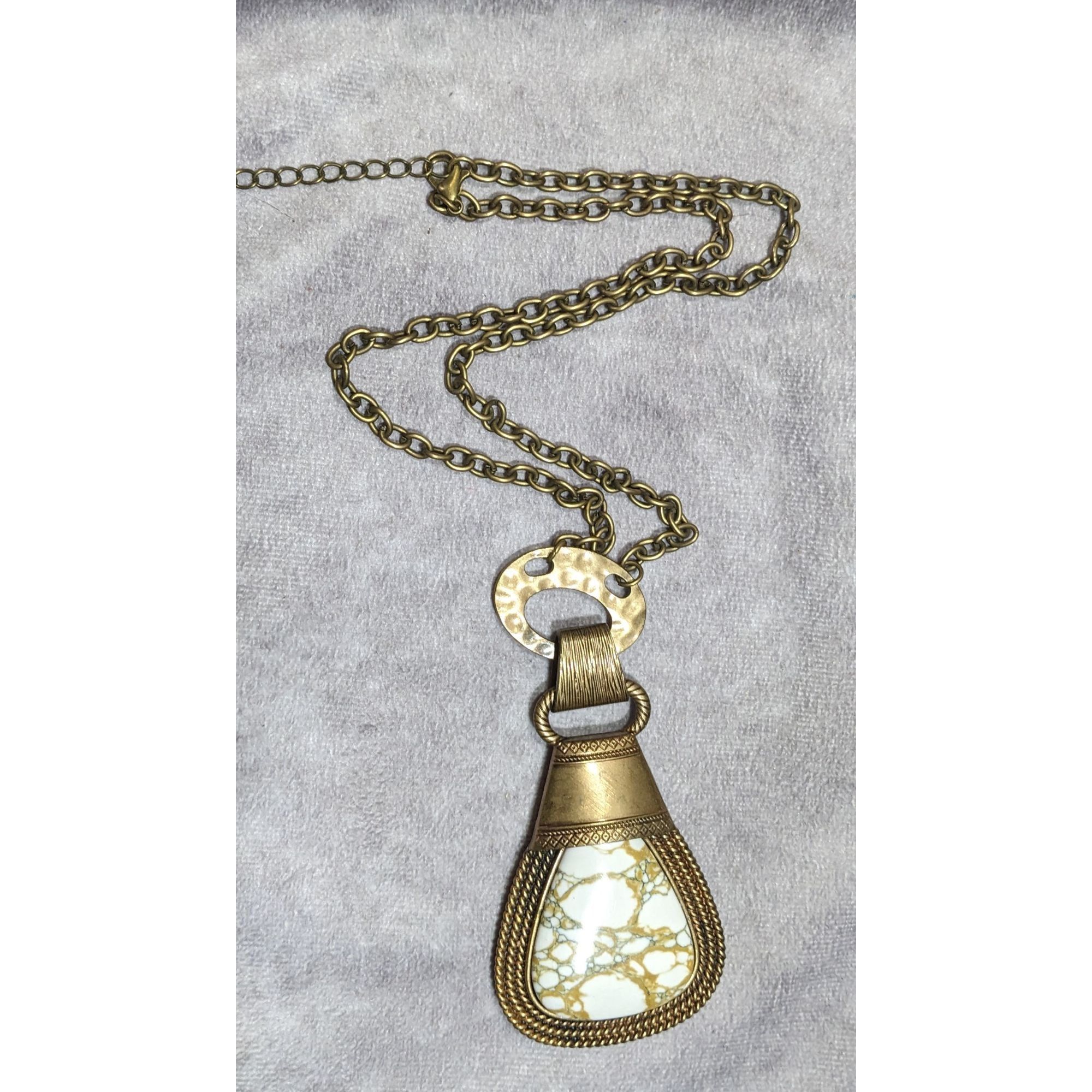 Other Paparazzi Rodeo Royale Brass And Stone Pendant Necklace Size ONE SIZE - 7 Thumbnail