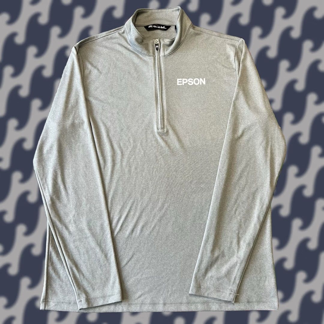 TravisMathew TravisMathew 1/4 Zip Pullover Mens Large Gray Golf Performance Long Sleeve C3 Size US L / EU 52-54 / 3 - 1 Thumbnail