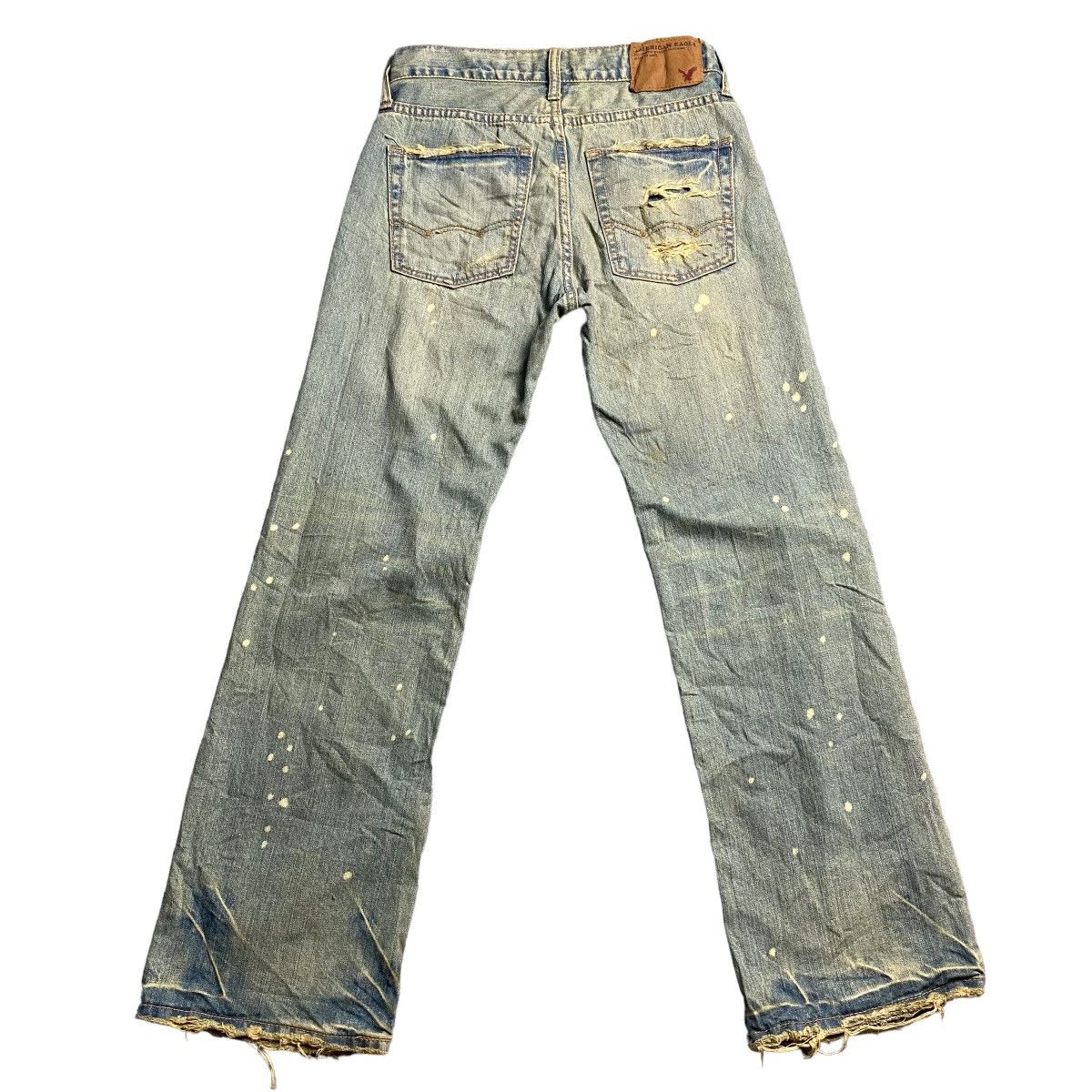 20471120 × American Eagle Outfitters American Eagle Vintage Mudmax Distressed Jeans Size US 29 - 2 Thumbnail
