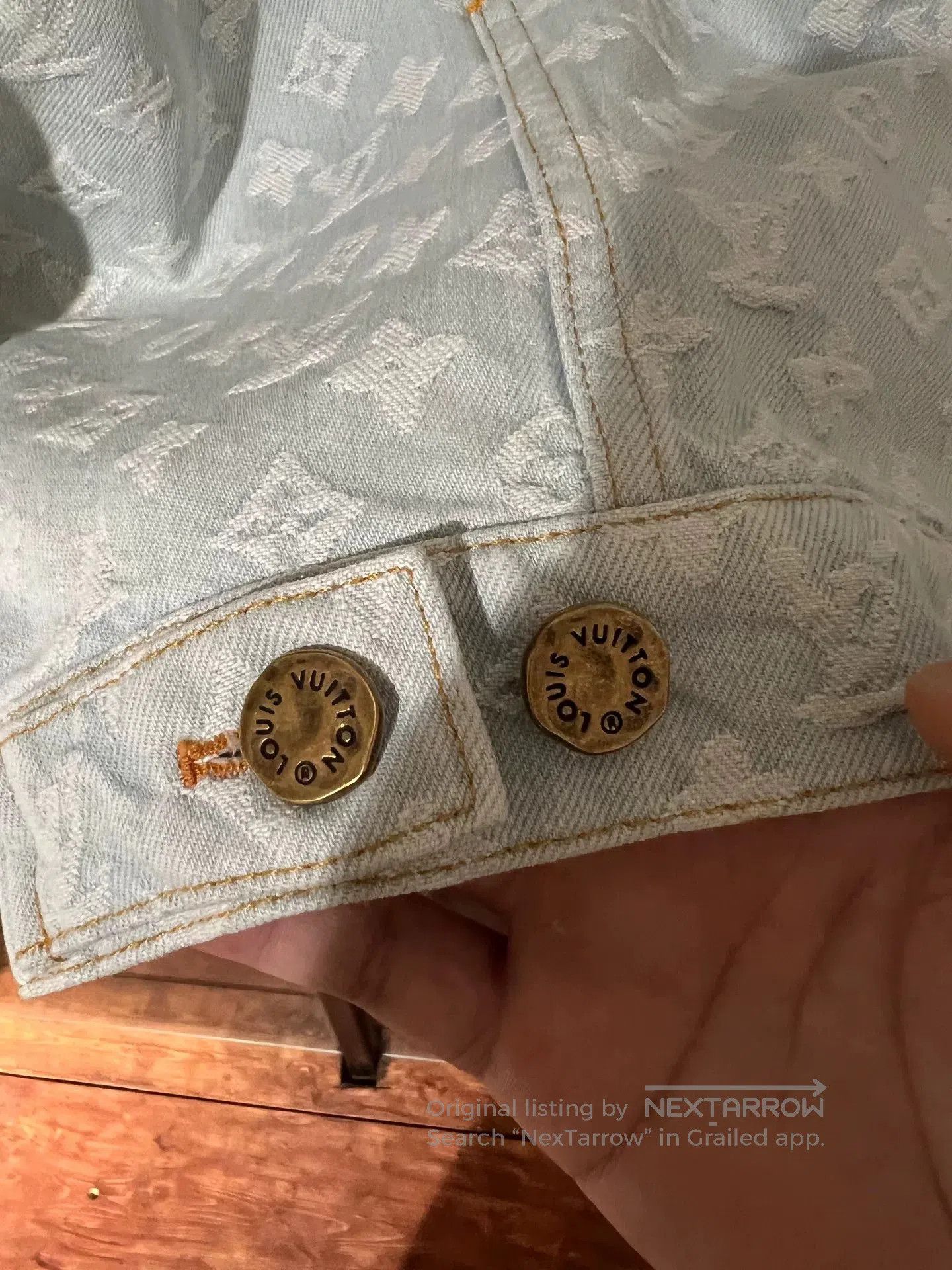 Louis Vuitton louis vuitton x tyler logo embroidered denim jacket. Size US XXL / EU 58 / 5 - 8 Thumbnail