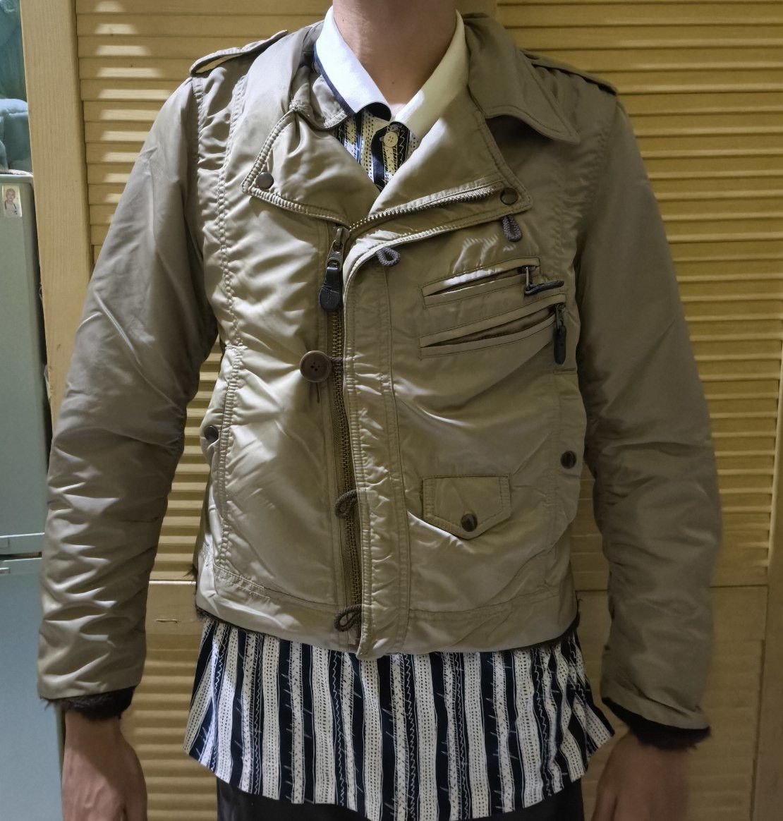 CABANE de ZUCCa AW05 cabane de zucca isseymiyake bikers cargo Ramones jacket Size US M / EU 48-50 / 2 - 11 Thumbnail