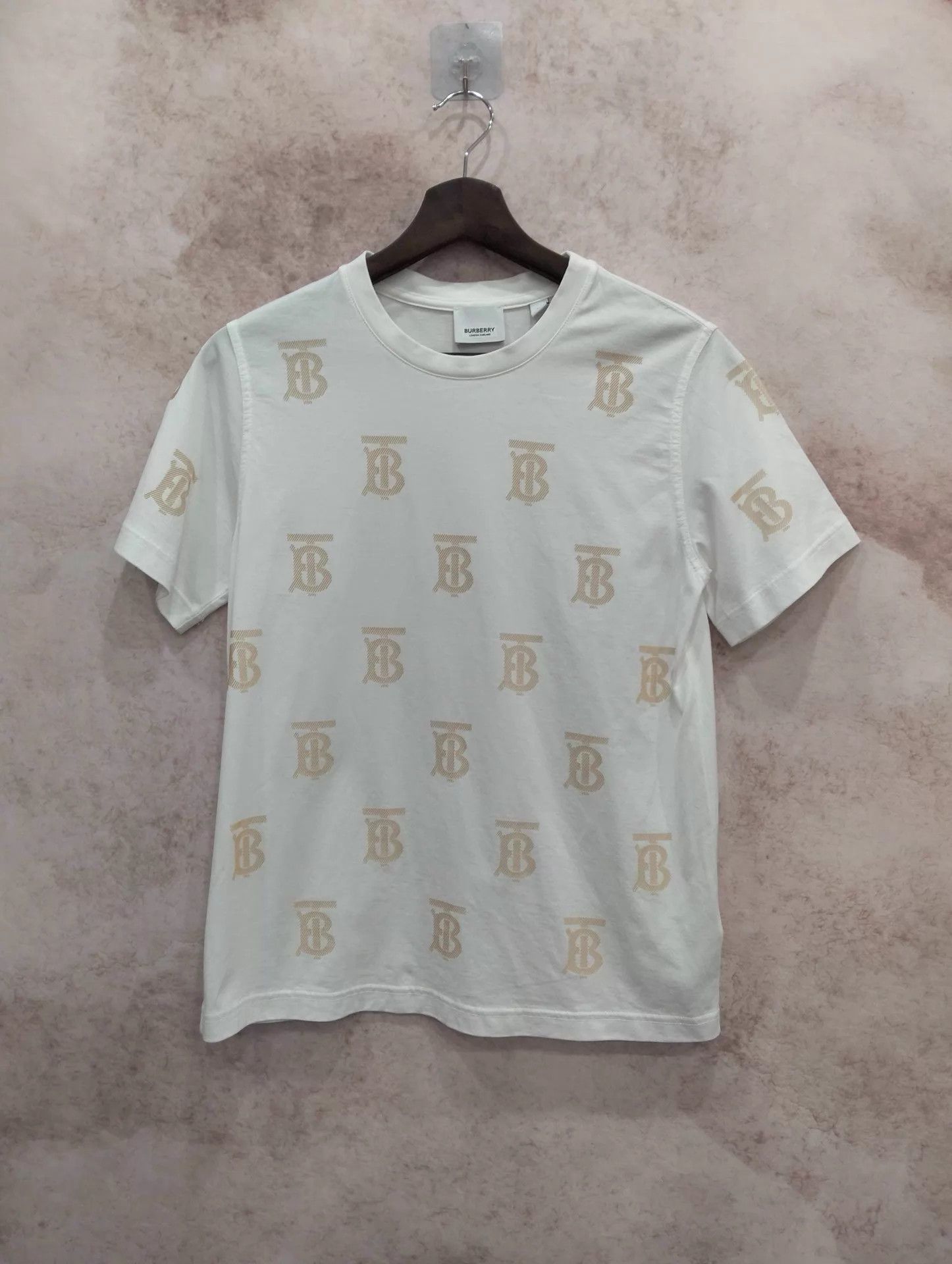 Burberry Burberry Monogram Cotton Short Sleeve T-Shirt XS 95New Size XS / US 0-2 / IT 36-38 - 1 Thumbnail