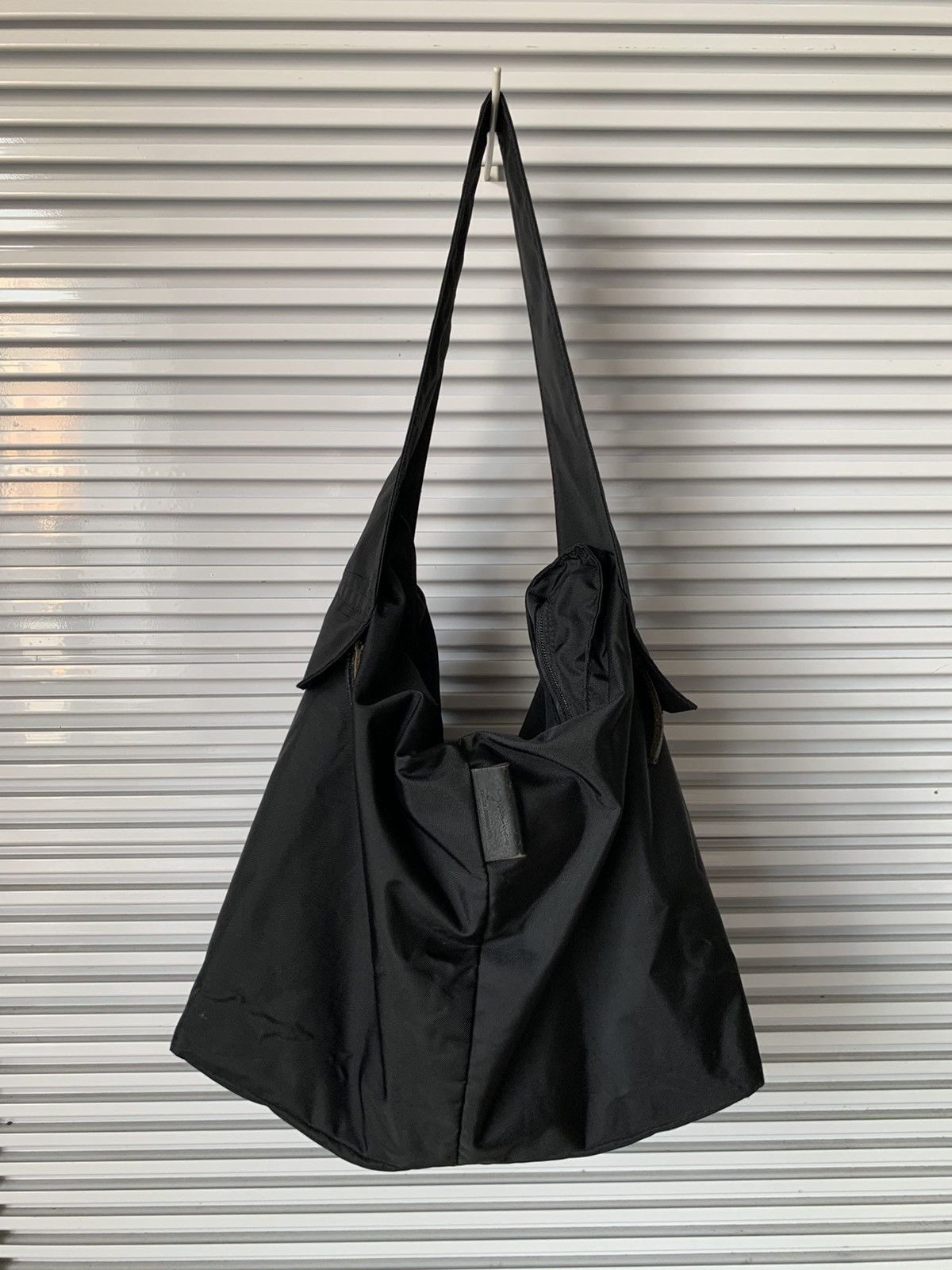 Yohji Yamamoto x YS Yamamoto Ysaccs By Yohji Nylon Sling Bag in Black, Men's