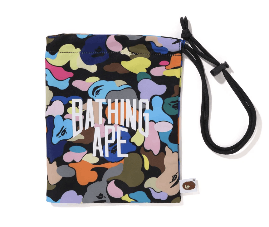 Bape Bape MULTI CAMO NYC LOGO KINCHAKU BAG Size ONE SIZE - 2 Thumbnail
