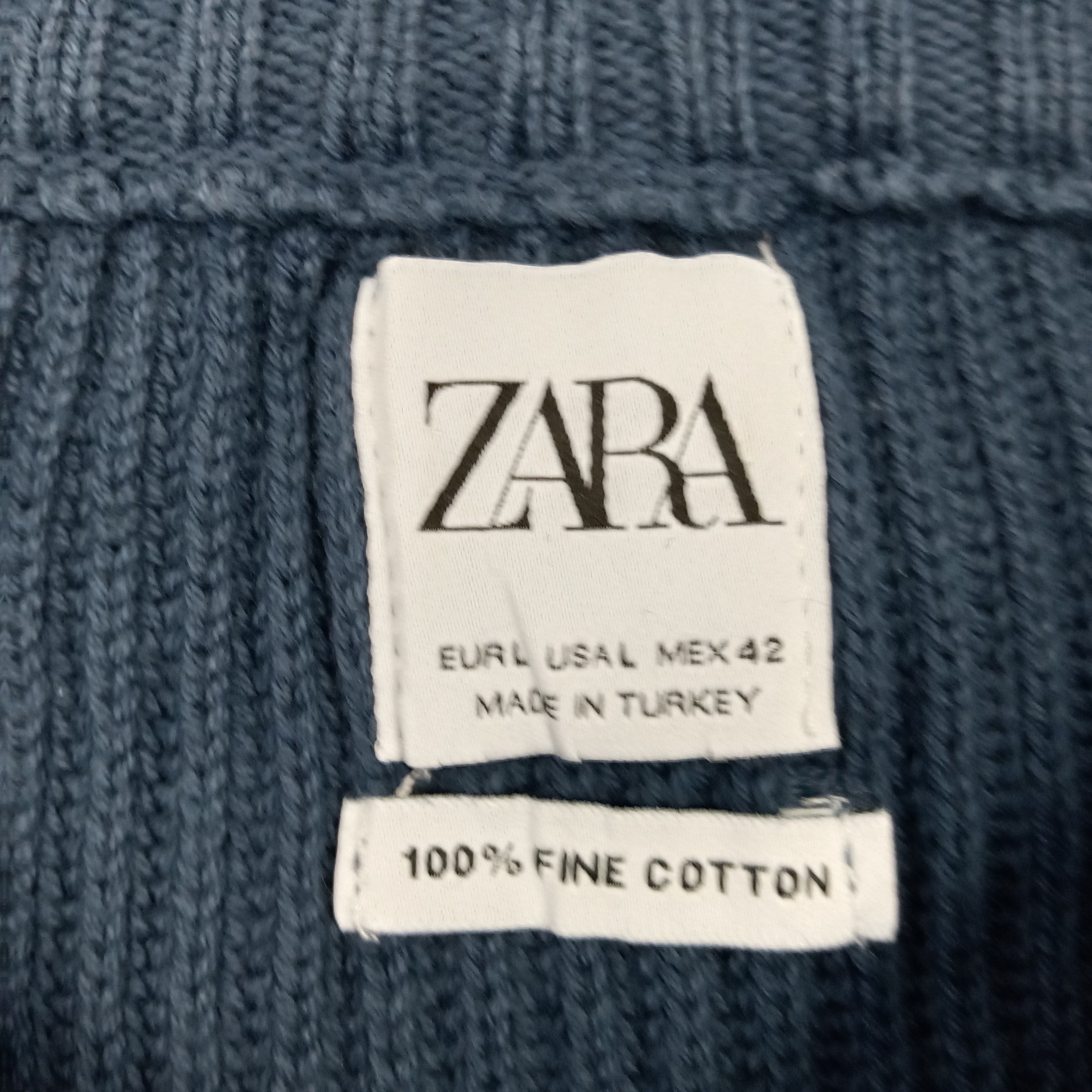 Vintage × Zara ZARA x SKULLS Japanese Style Custom Knitwear C229N16 Size US S / EU 44-46 / 1 - 5 Thumbnail
