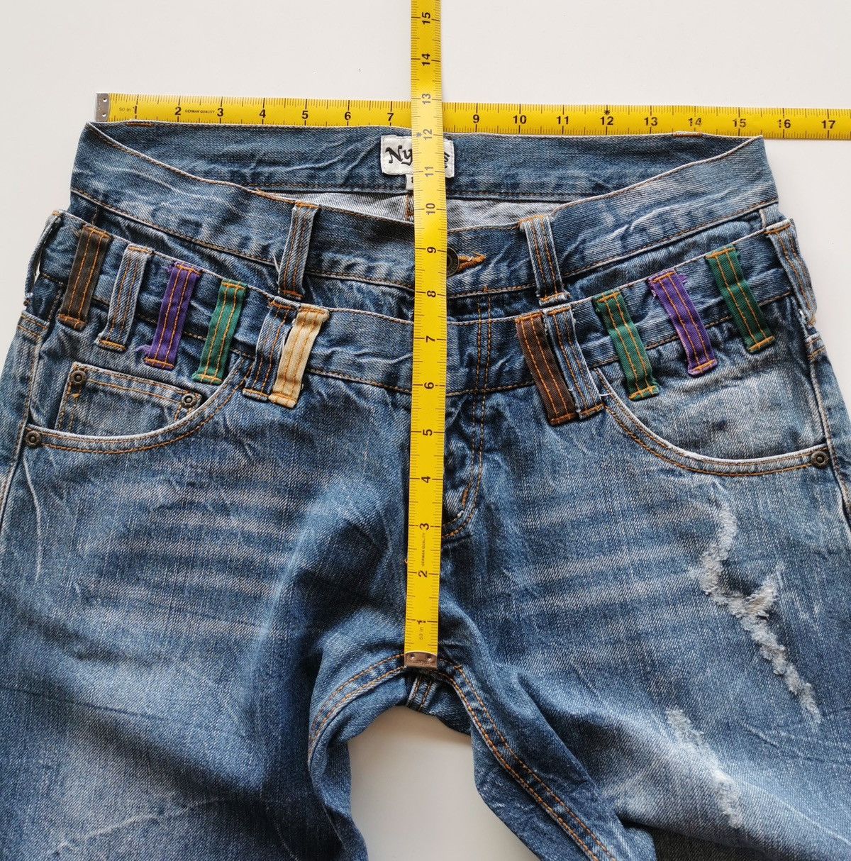Hysteric Glamour Jeans Double Waist Nylaus Style Hysteric Glamour Size 31x39 Size US 31 - 11 Thumbnail
