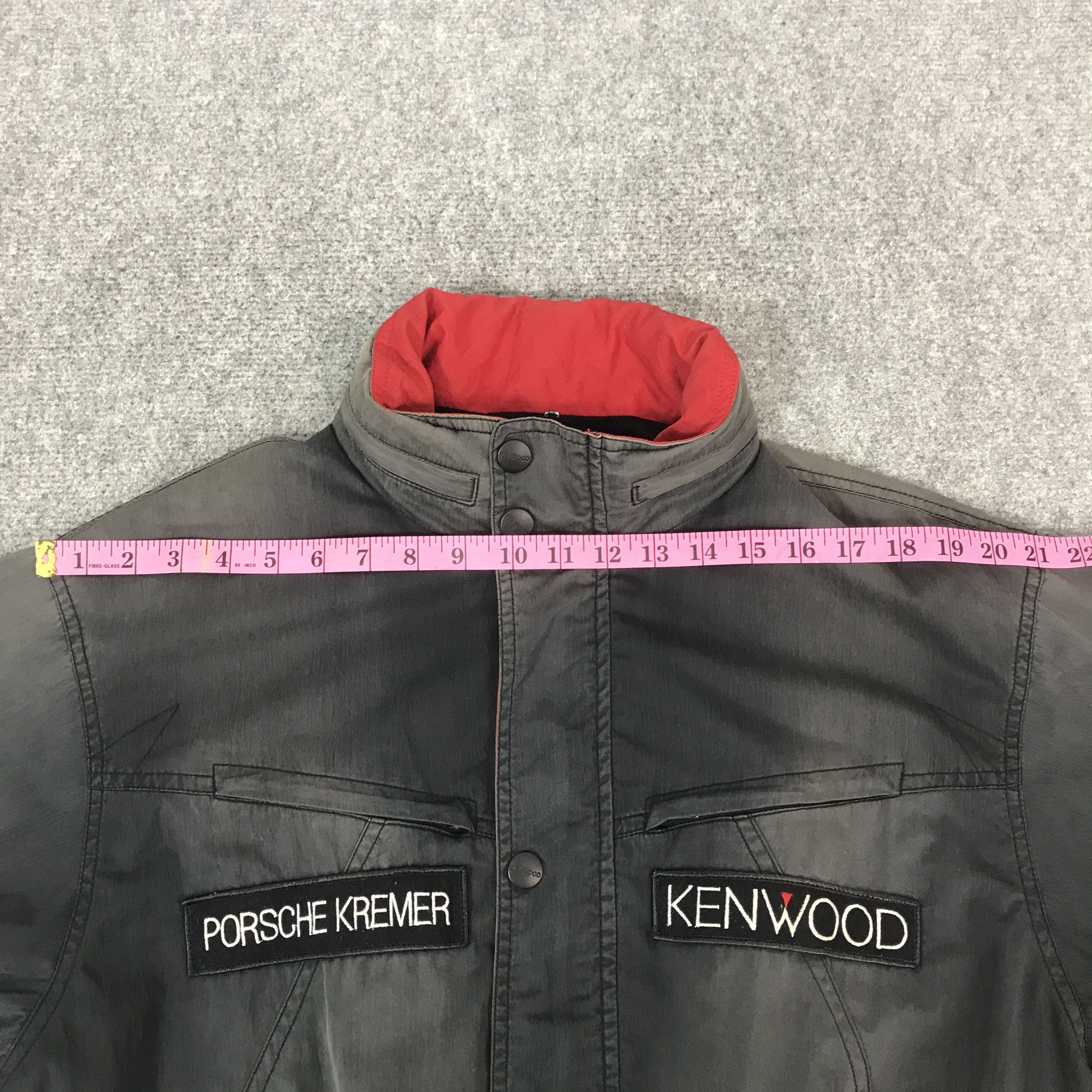 Japanese Brand Vintage Kenwood x Porche Racing black faded jacket K69B12 Size US L / EU 52-54 / 3 - 6 Thumbnail