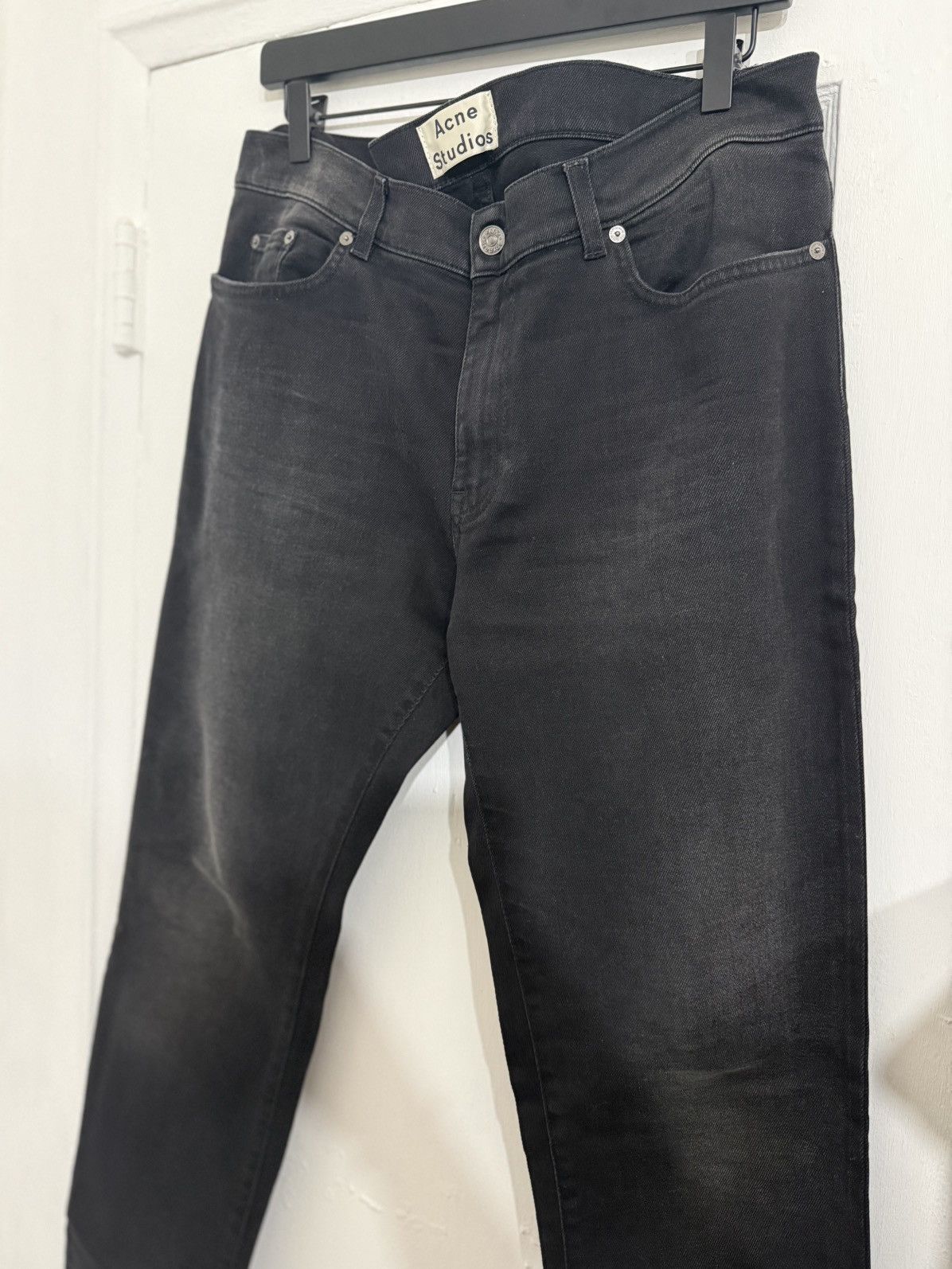 Acne Studios Washed Black Skinny Denim Size US 34 / EU 50 - 4 Thumbnail