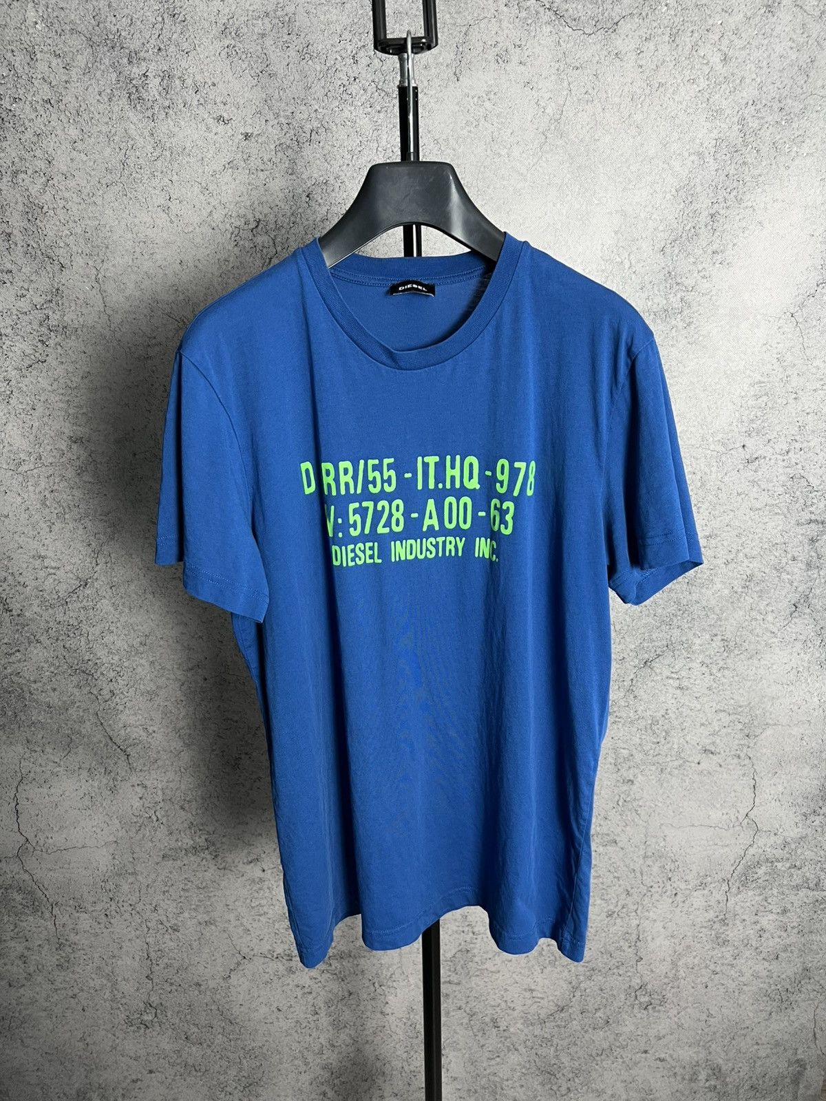 Diesel Diesel Y2K T-Shirt Big Print Hype Tee Blue Size US L / EU 52-54 / 3 - 1 Thumbnail
