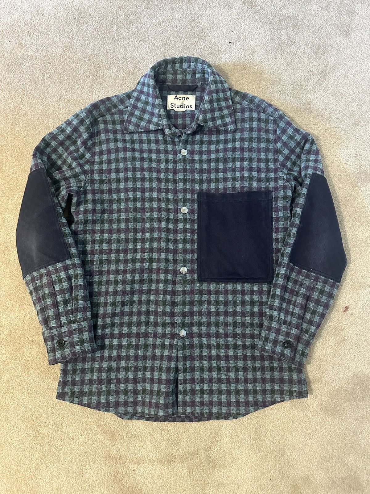 Acne Studios Acne Studios Wool Shirt Jacket Size US L / EU 52-54 / 3 - 1 Thumbnail