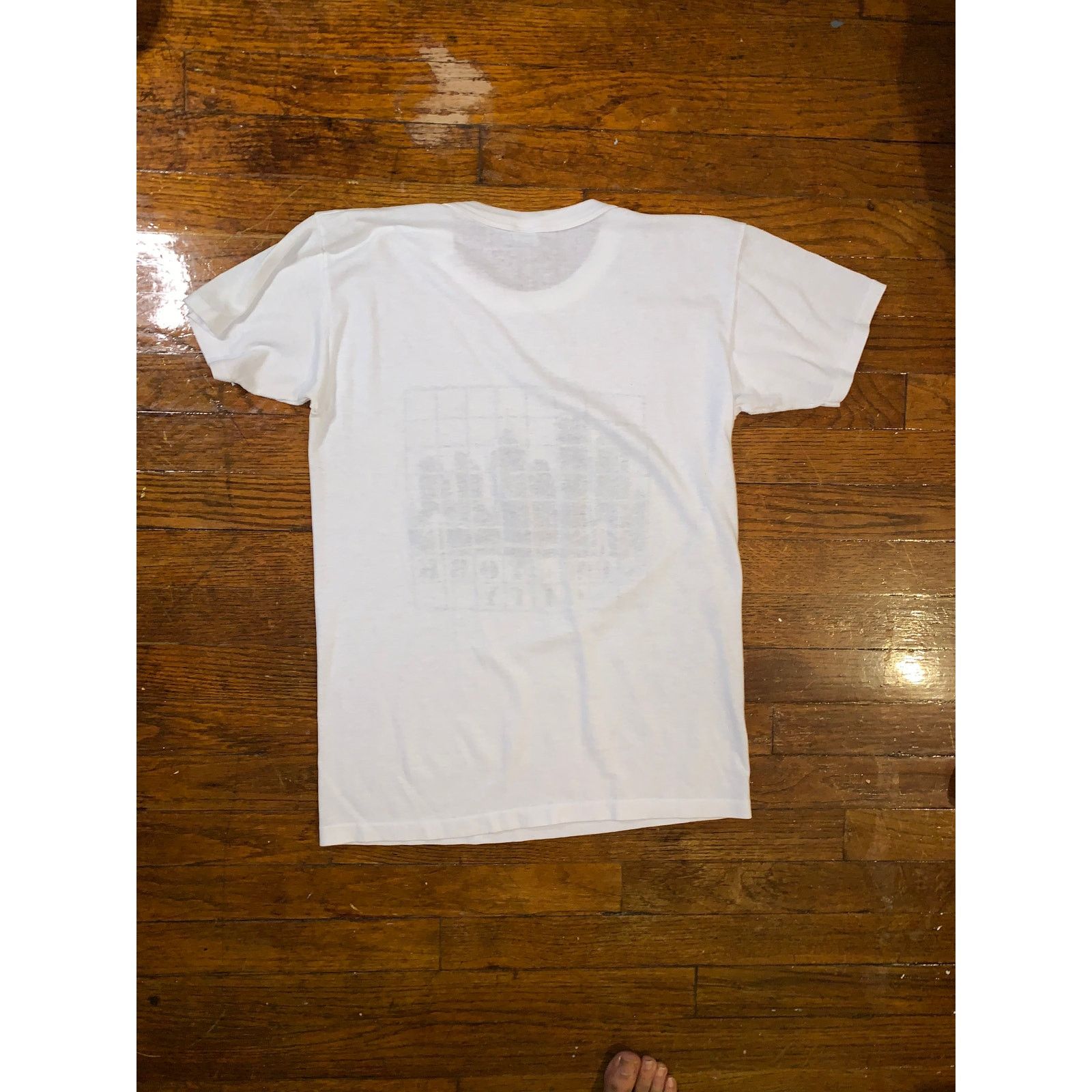 Other × Vintage Vtg 80s NYC Skyline T Shirt White Single Stitch Small XS Fit Size US M / EU 48-50 / 2 - 3 Thumbnail