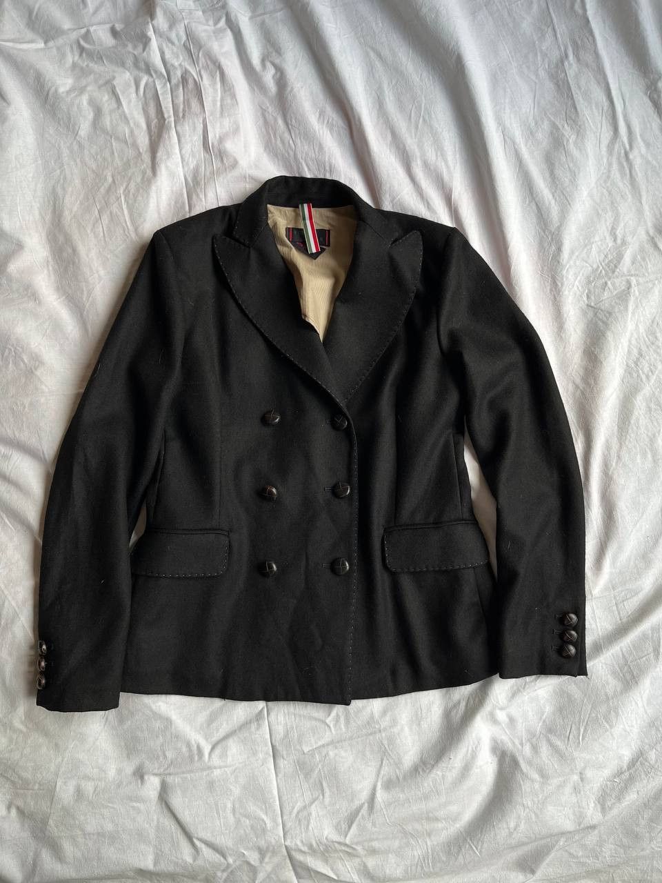 Other × Vintage Femme by Michele Rossi vintage black wool blazer Size XL / US 12-14 / IT 48-50 - 1 Thumbnail