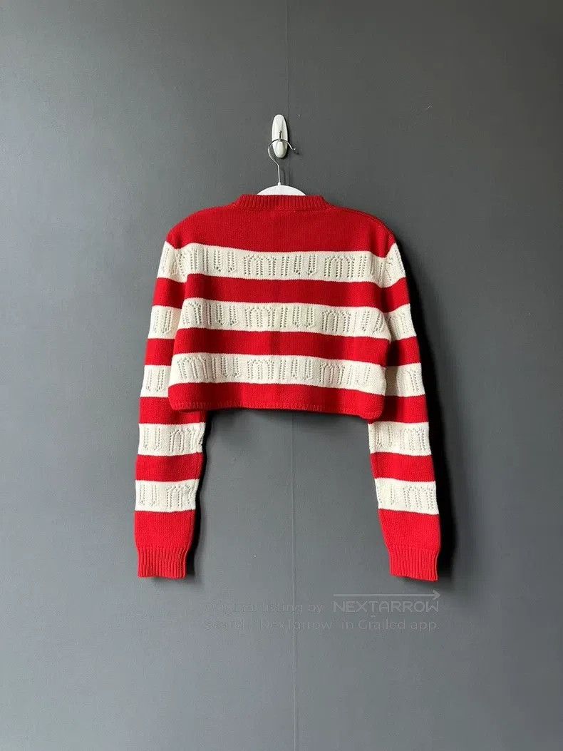 Miu Miu Miu Miu 36 Striped sweater Size S / US 4 / IT 40 - 2 Thumbnail