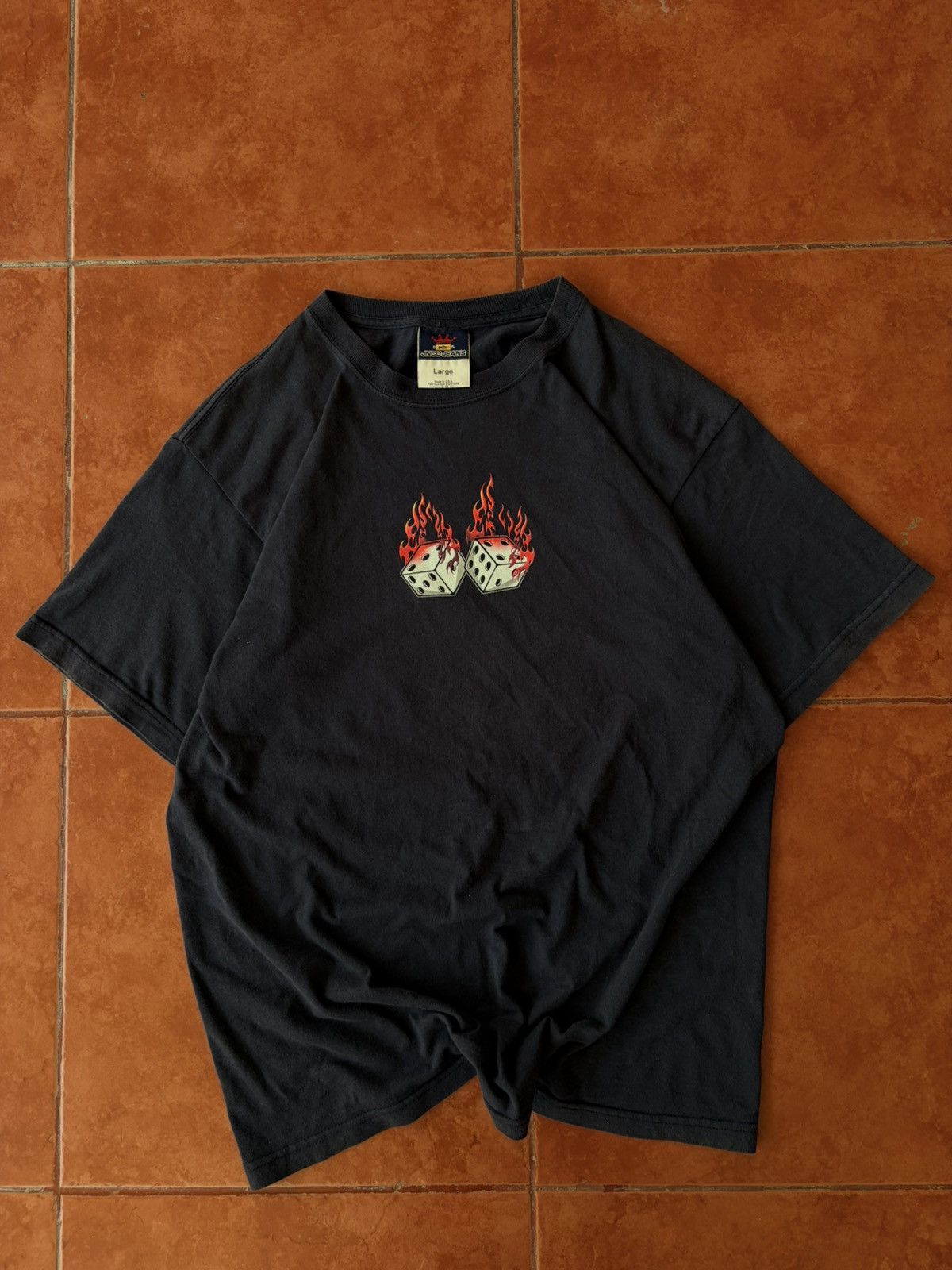 JNCO Vintage jnco flamed dice tee Size US L / EU 52-54 / 3 - 1 Thumbnail