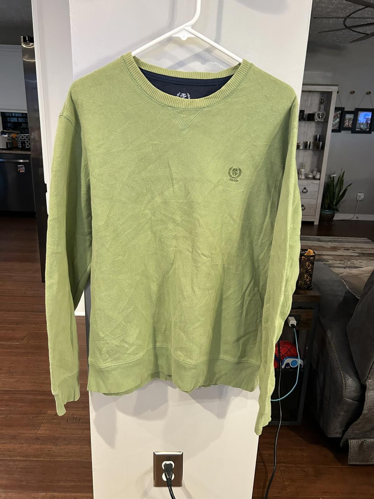 Izod Izod Men's Crew Neck Sweater Green Size Large Size US L / EU 52-54 / 3 - 1 Thumbnail