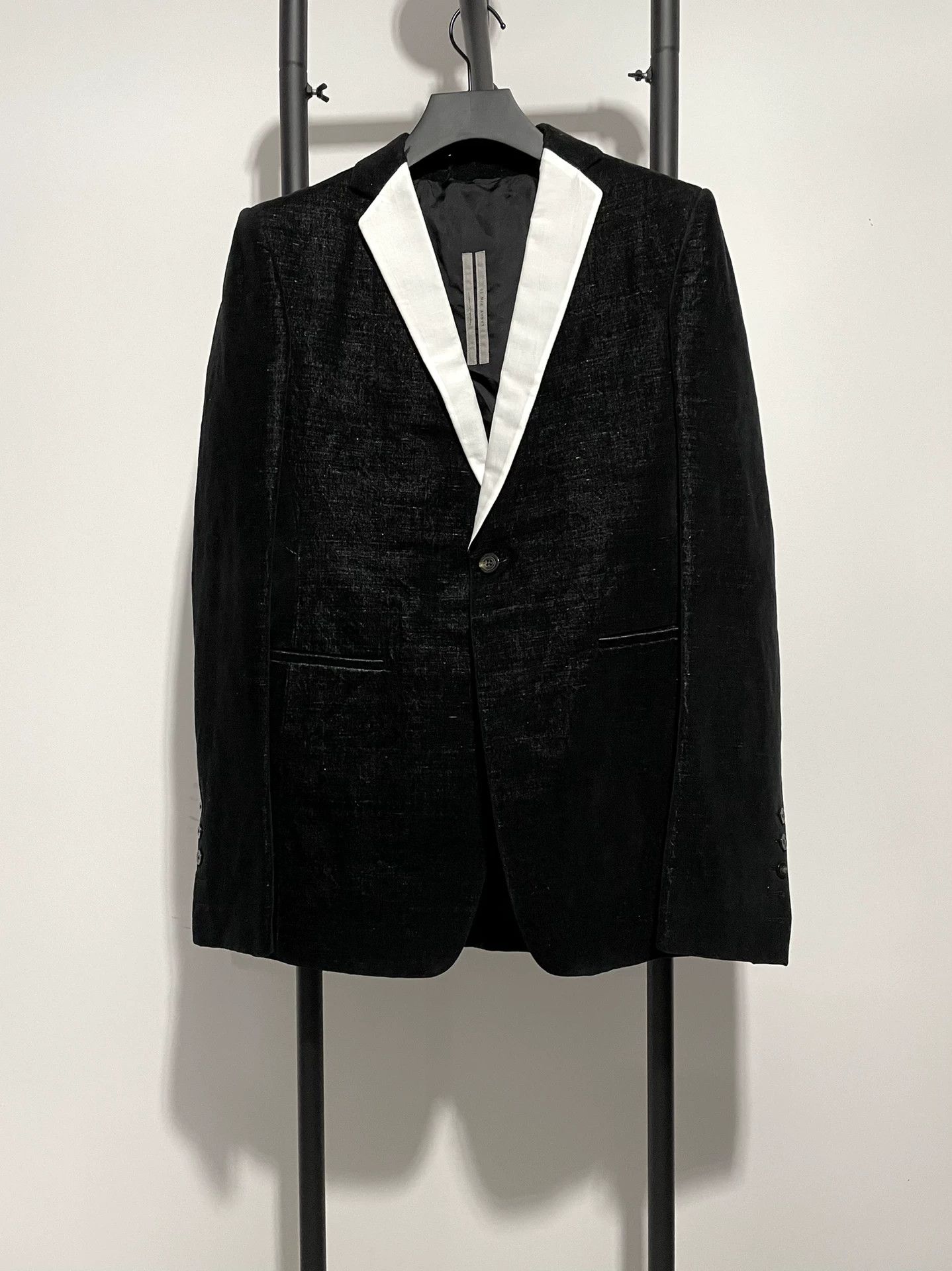 Rick Owens rick owens velvet suit jacket black Size US M / EU 48-50 / 2 - 1 Thumbnail