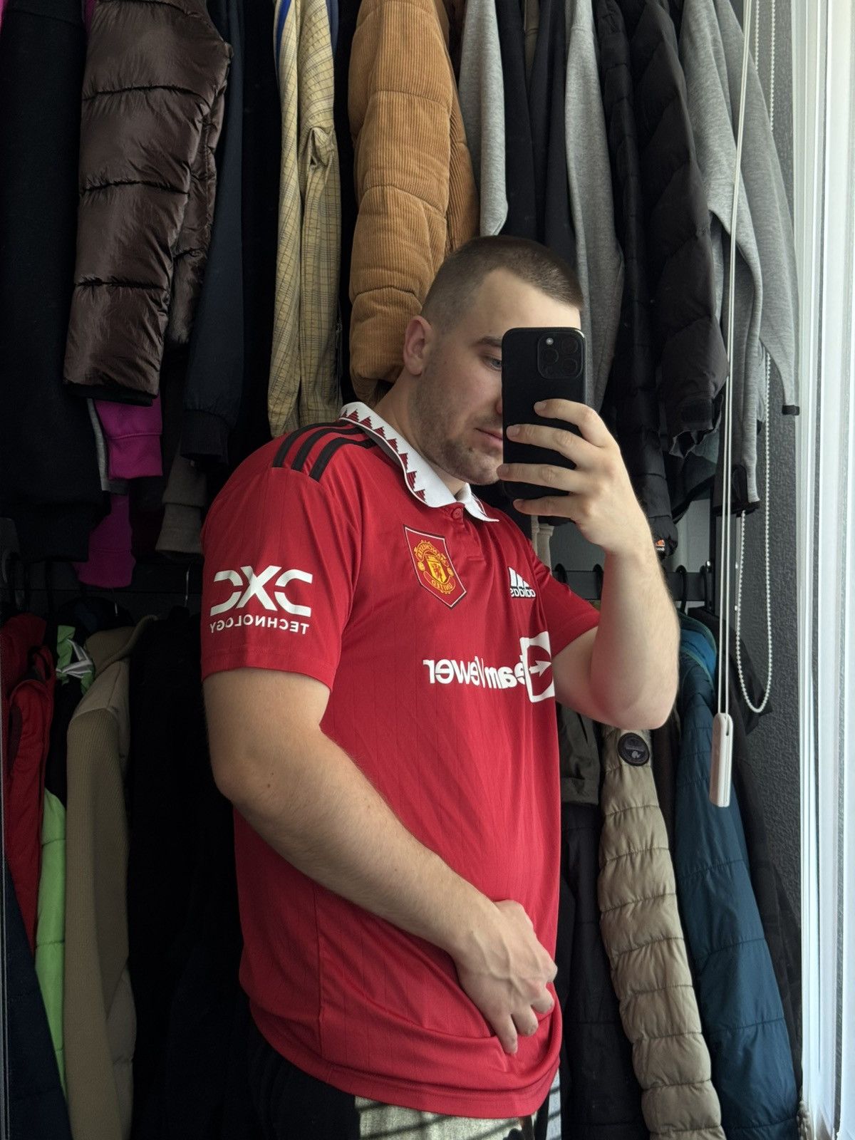 Nike Manchester United Jersey 22 Team Viewer tee Size US L / EU 52-54 / 3 - 4 Thumbnail