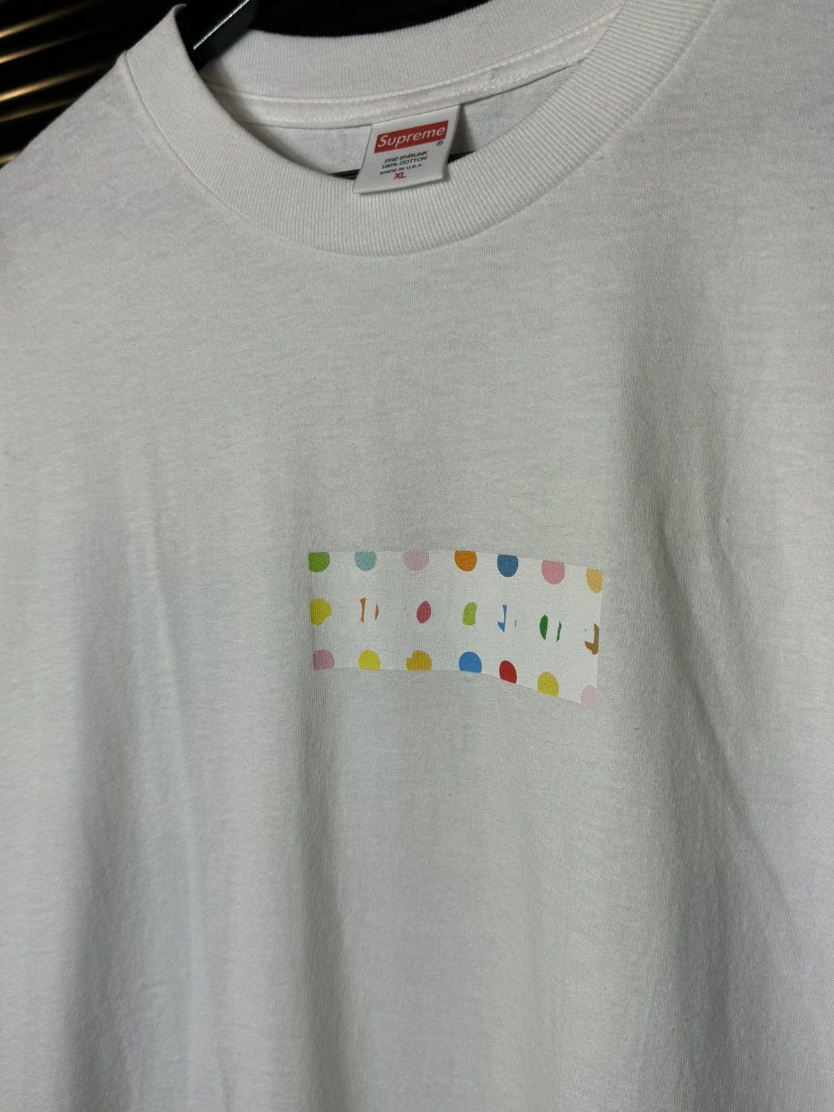 Supreme Supreme Damien Hirst Box Logo White Tee - XL Size US XL / EU 56 / 4 - 3 Thumbnail