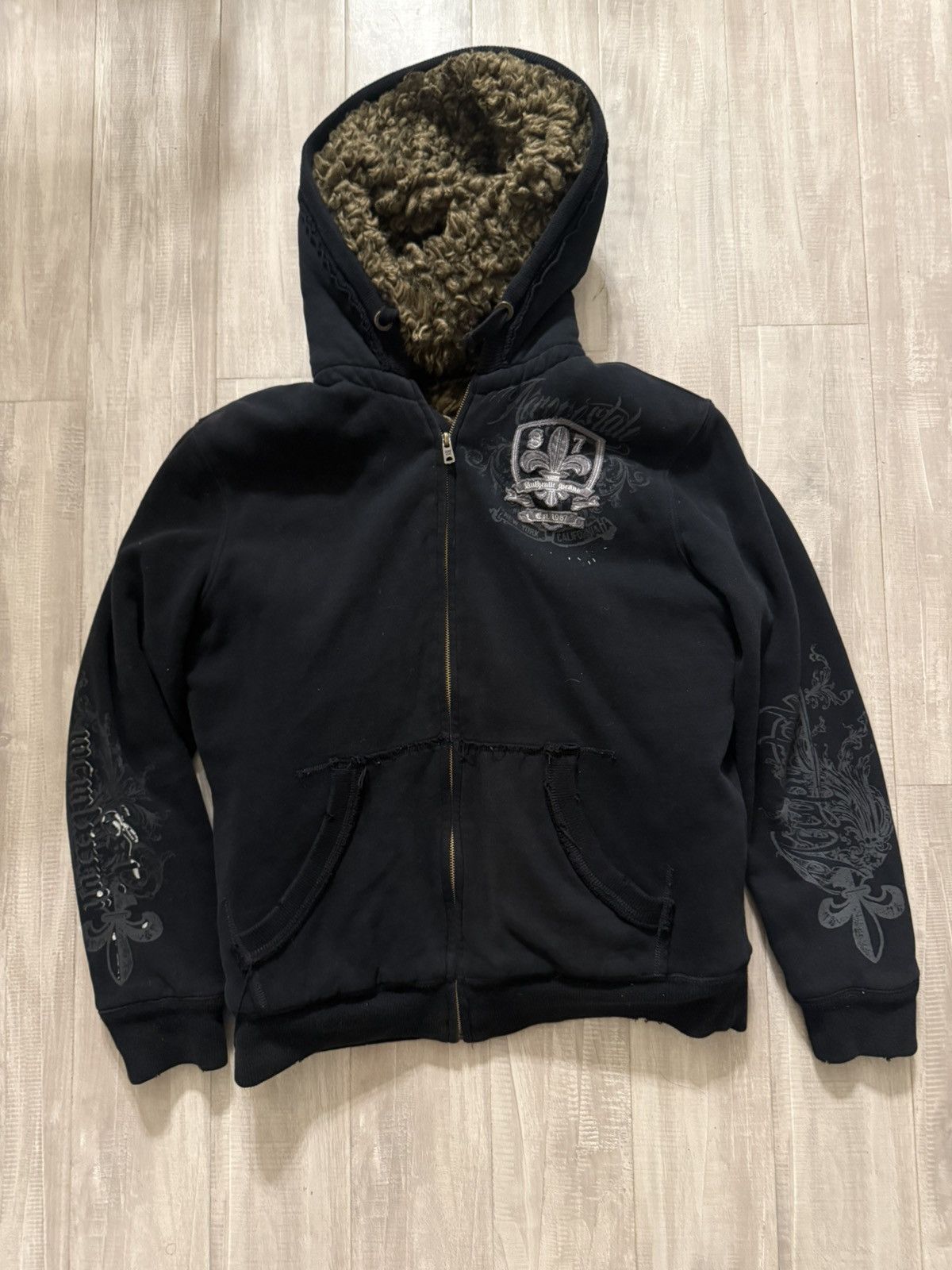 Aeropostale Aeropostale y2k fur hoodie zip up Size US M / EU 48-50 / 2 - 2 Thumbnail