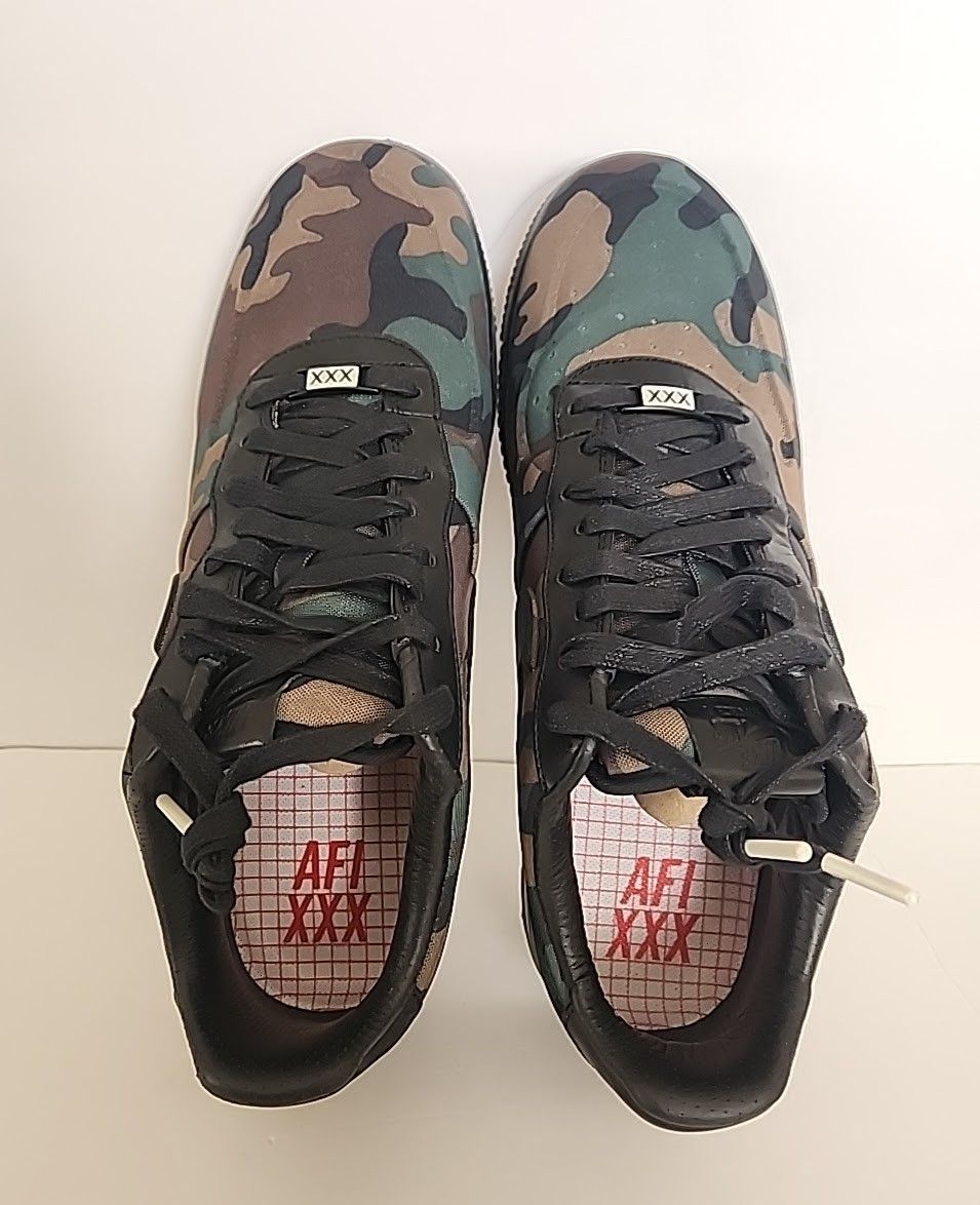 Nike sz. 11.5 Nike Air Force 1 Low Max Air VT QS Camo 530989 090 Size US 11.5 / EU 44-45 - 4 Thumbnail