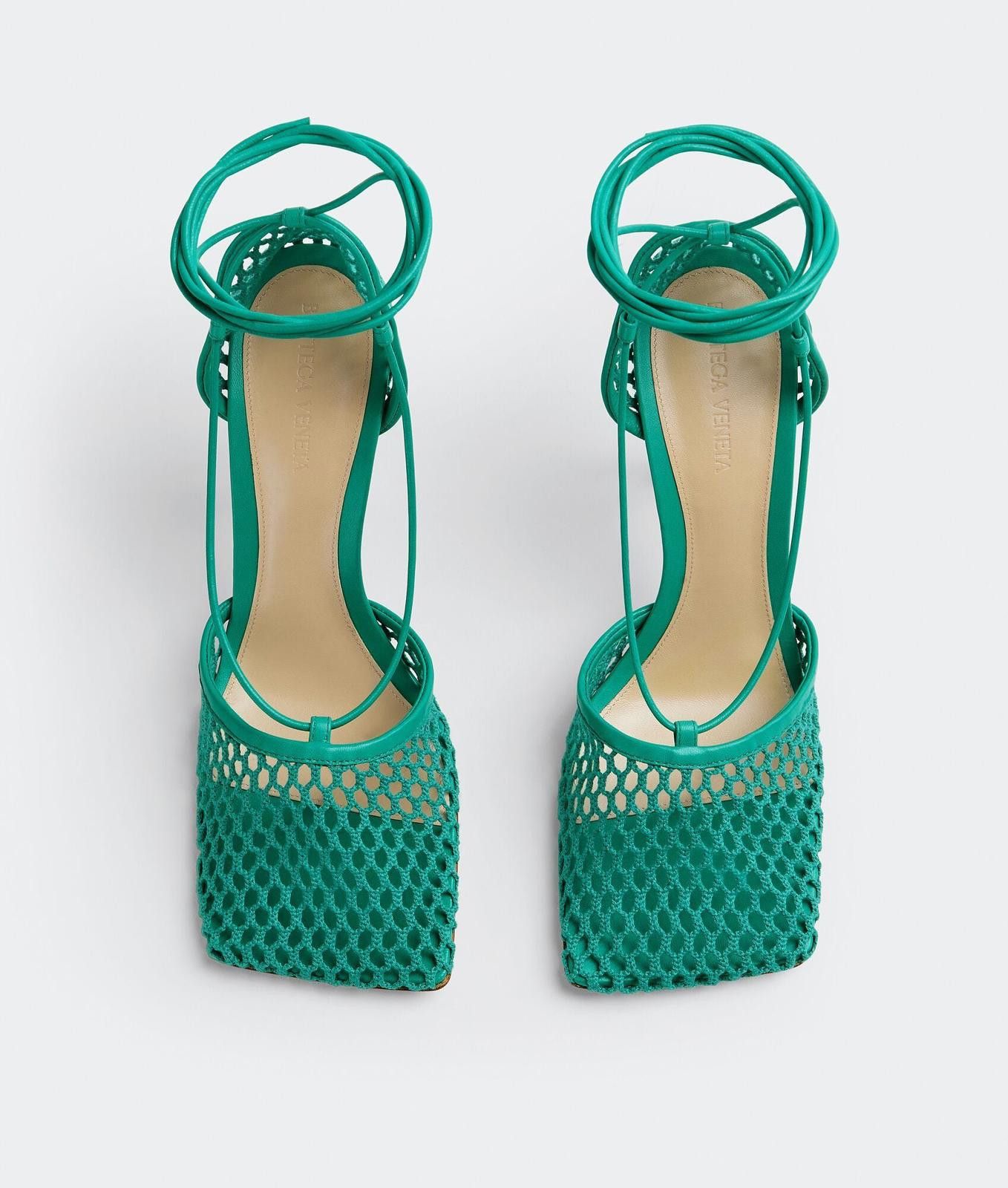 Bottega Veneta Bottega Veneta Stretch Lace Up Sandals Size US 7.5 / IT 37.5 - 2 Thumbnail