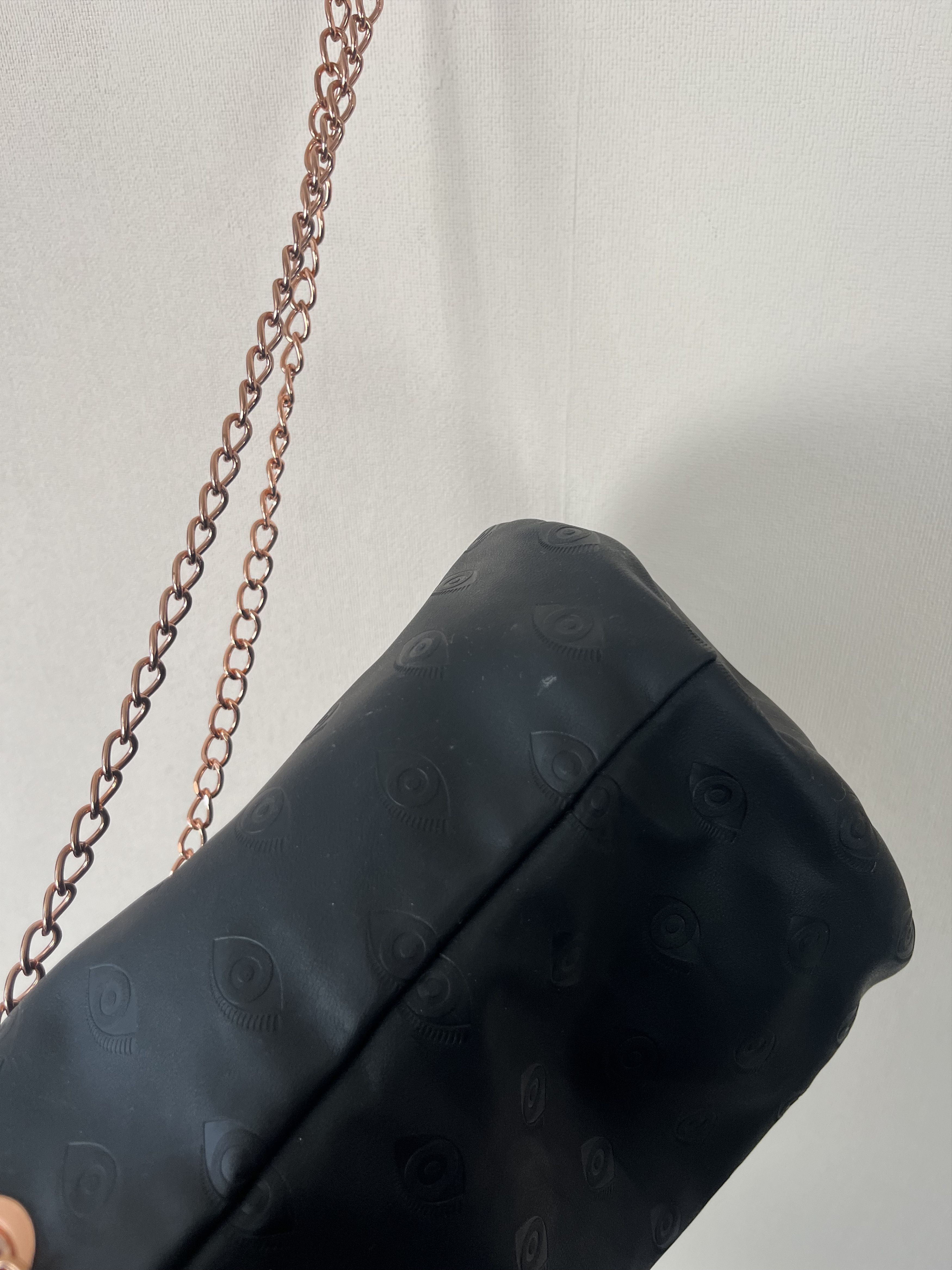 Kenzo KENZO PARFUMS Black Leather Gold Strap Branded Bucket Bag Size ONE SIZE - 7 Thumbnail