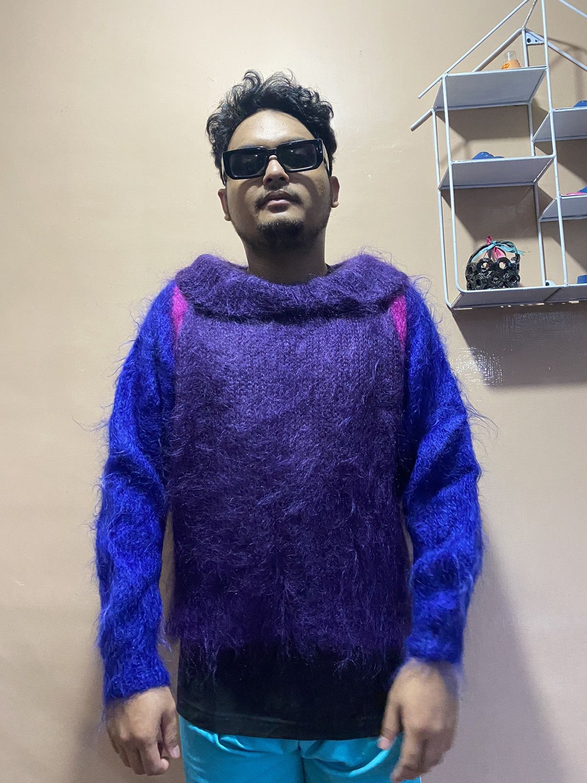If Six Was Nine 💸BINDINGOFFER💸Japanesebrand Knitwear Fluzzy Mohair 3colour Size US L / EU 52-54 / 3 - 6 Thumbnail