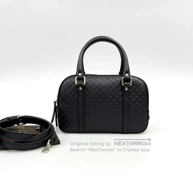 Gucci Gucci Double G old flower embossed full leather Boston bag Size ONE SIZE - 2 Thumbnail