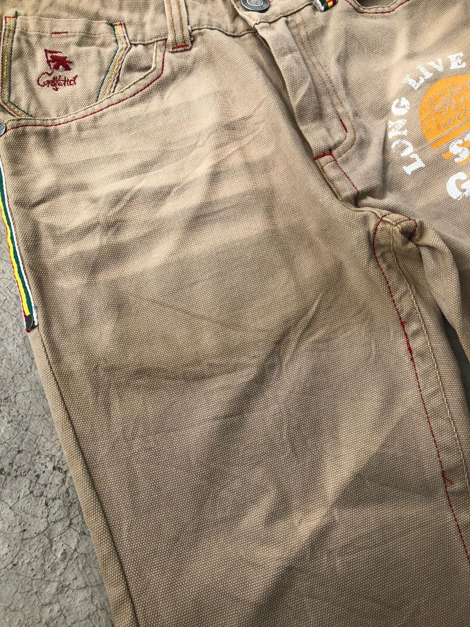 Gotcha × Vintage Vintage Gotcha Duck Canvas Surf Style Rasta Jeans Size US 30 / EU 46 - 6 Thumbnail