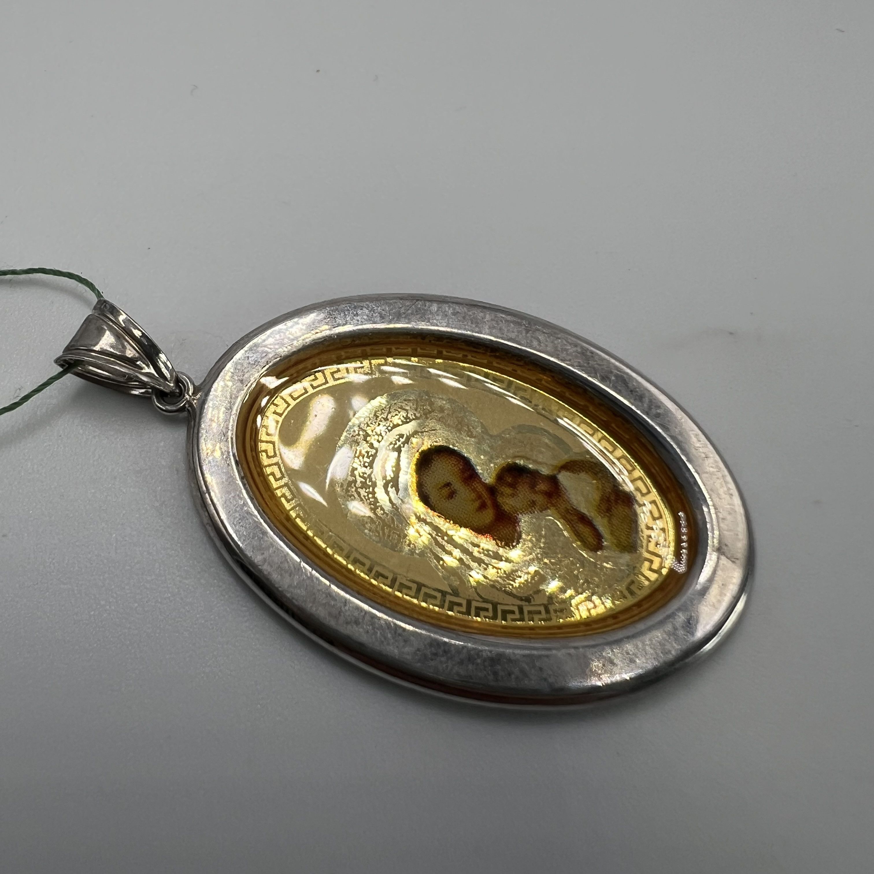 Vintage Vintage Pendant Icon Sterling Silver 925 Enamel 1.7gr Size ONE SIZE - 7 Thumbnail
