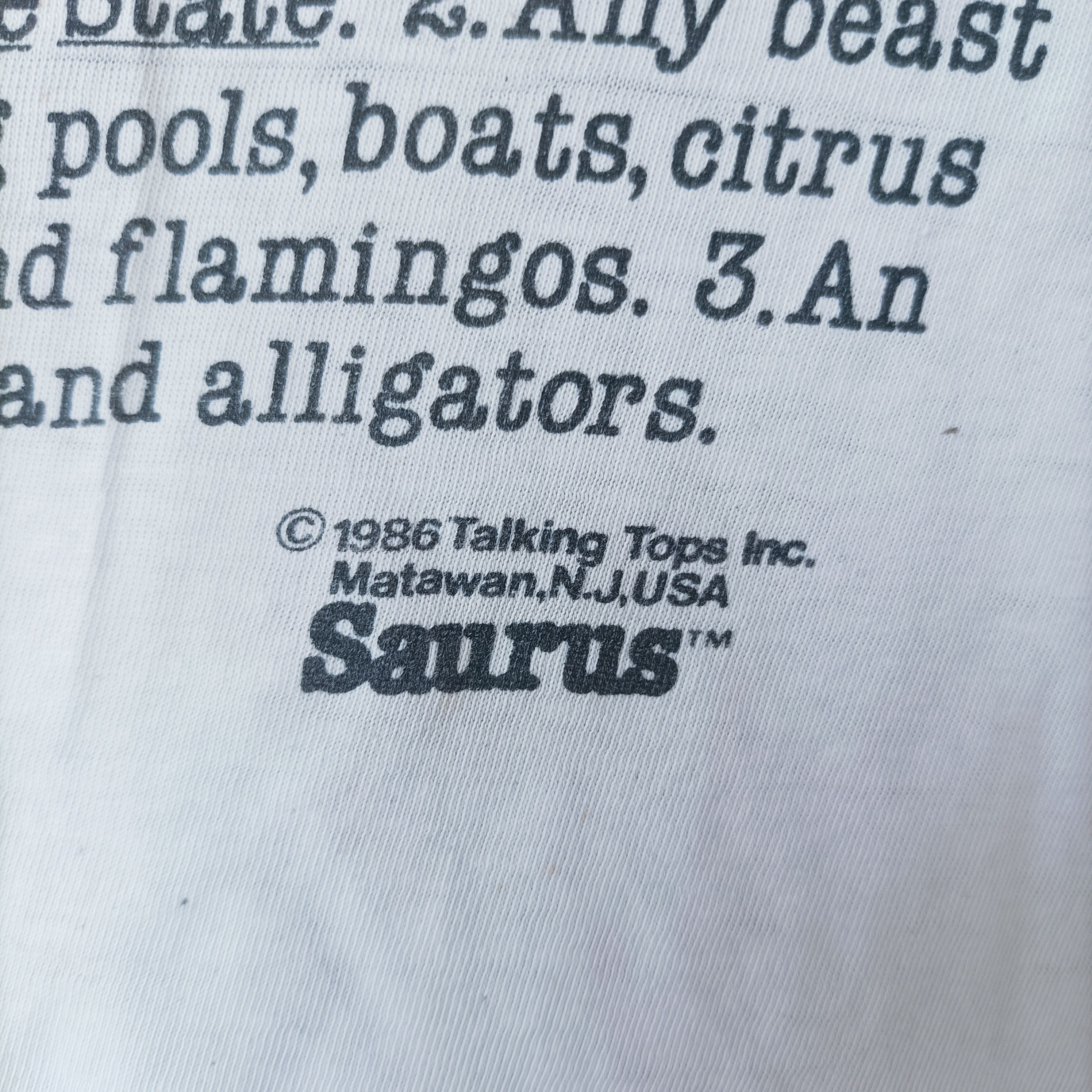 Vintage VINTAGE 90'S FLORIDINA SAURUS Size US XL / EU 56 / 4 - 2 Thumbnail