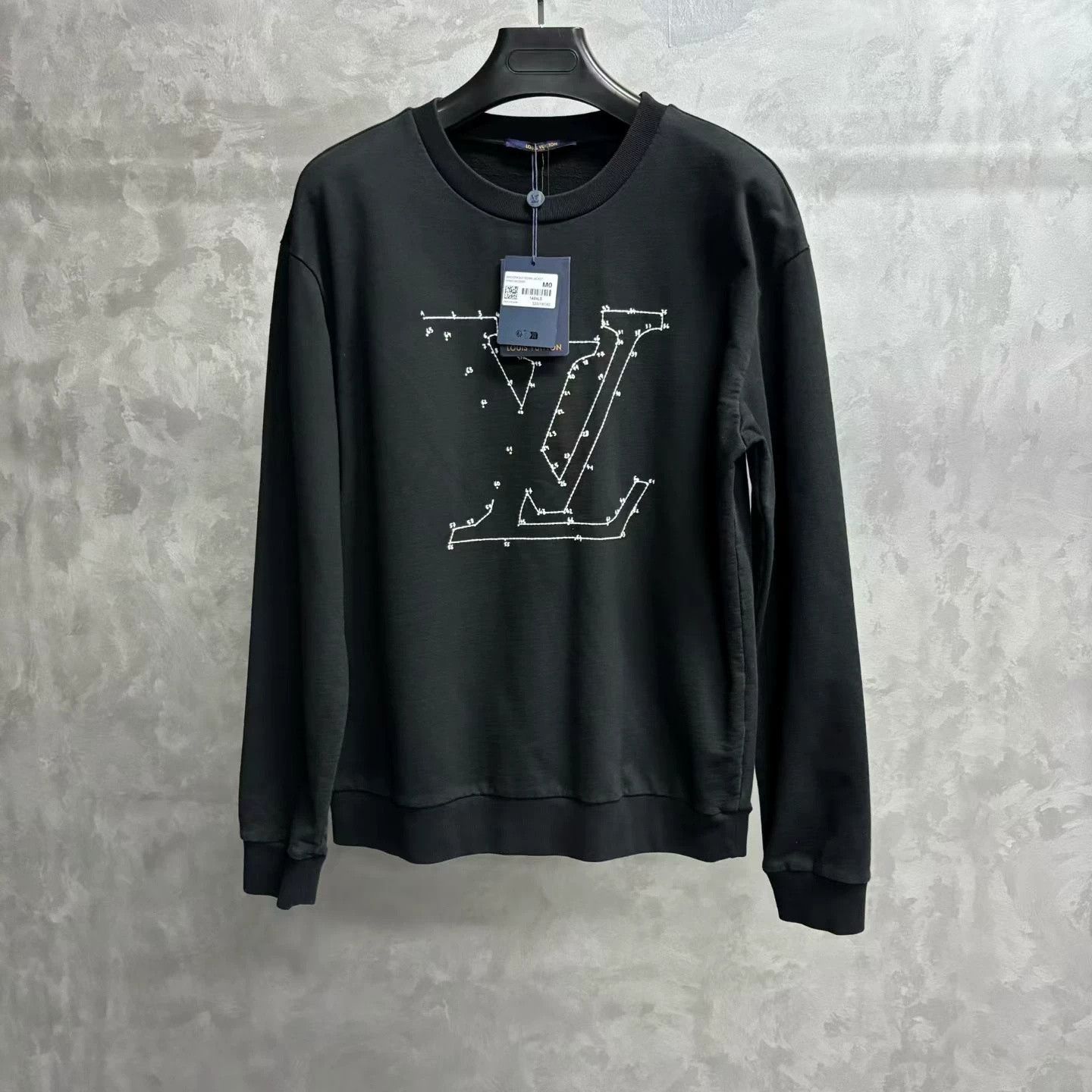 Louis Vuitton Louis Vuitton Black Rivet Logo Pullover Size US M / EU 48-50 / 2 - 1 Thumbnail